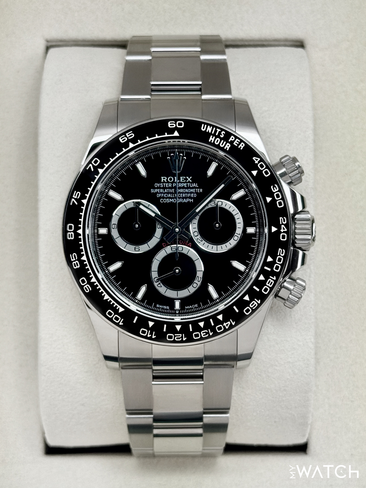 NEW 2026 Rolex Daytona 40mm 126500LN Stainless Steel Black Dial - MyWatchLLC