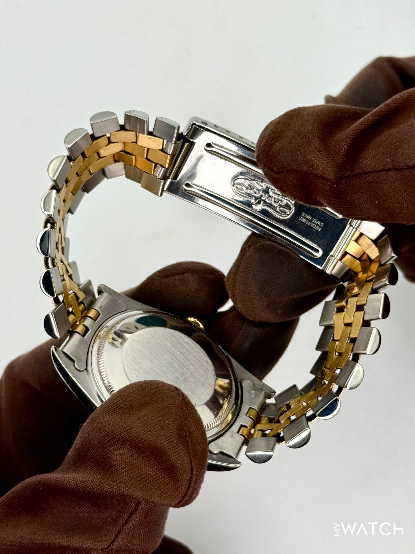 1985 Rolex Datejust 36mm 16013 Two-Tone Jubilee Blue Roman Numeral Dial