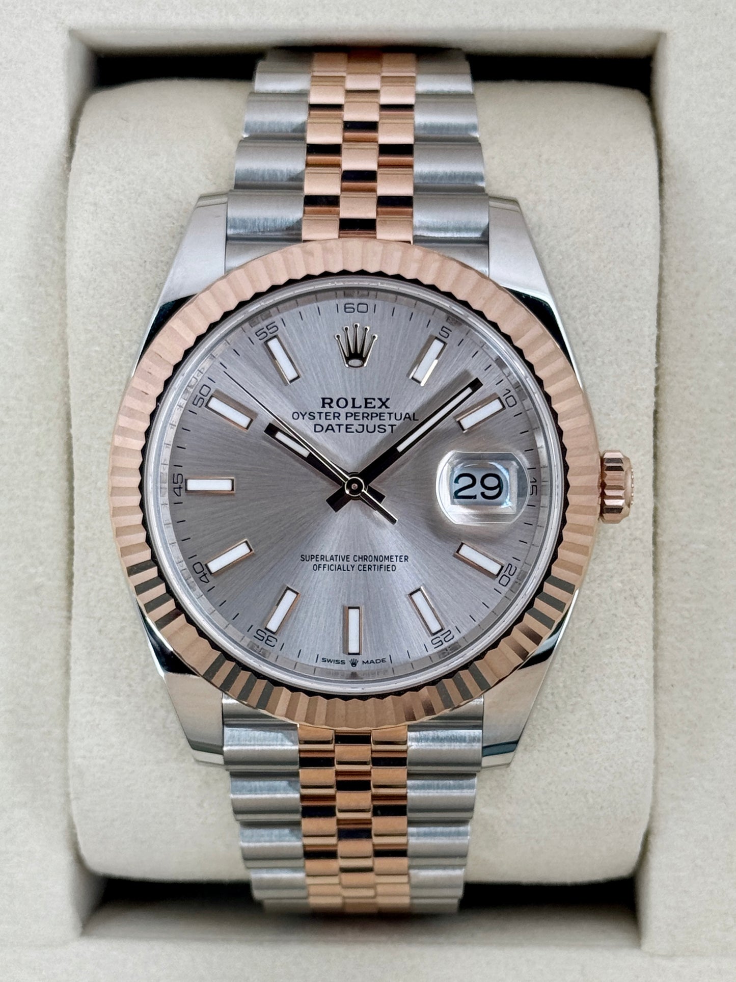 2025 Rolex Datejust 41mm 126331 Two-Tone Jubilee Sundust Dial