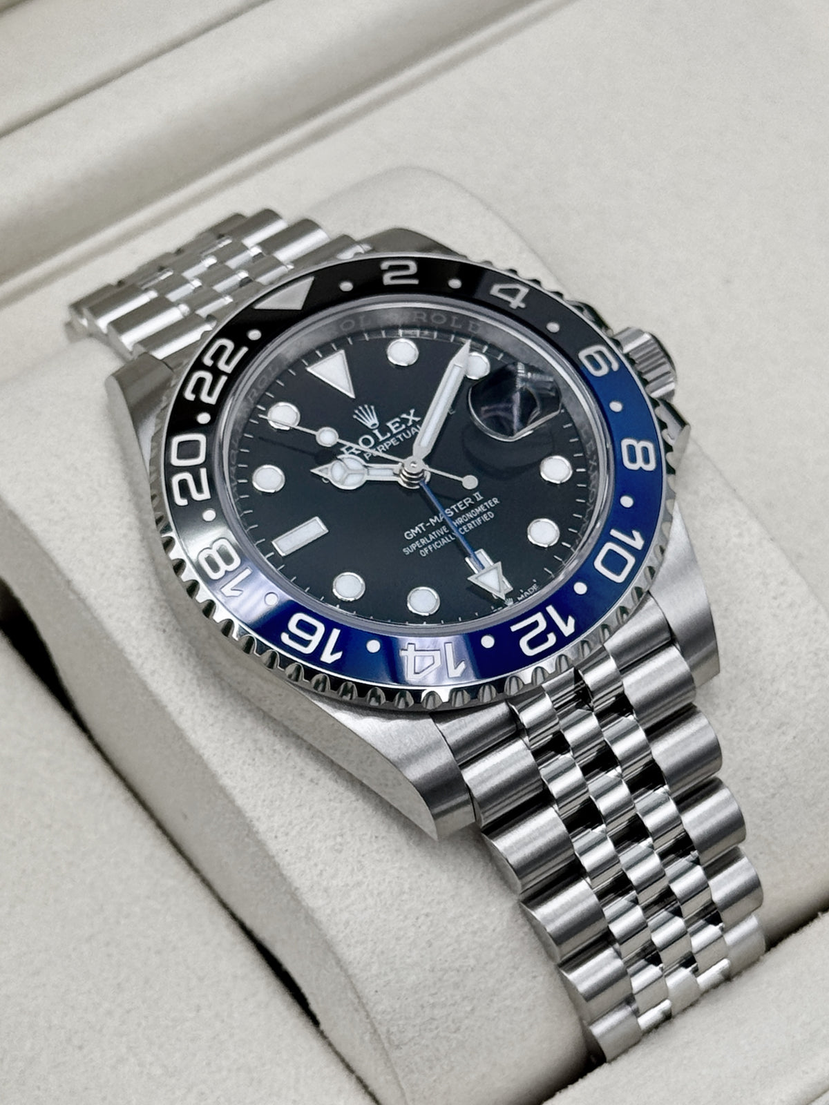 NEW 2026 Rolex GMT-Master II Batgirl 40mm 126710BLNR Jubilee (NEW STYLE CARD / STICKERED) - MyWatchLLC
