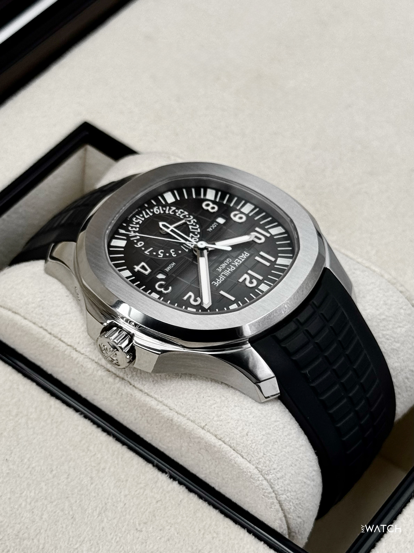 2016 Patek Philippe Aquanaut 5164A-001 Stainless Steel Gray Dial - MyWatchLLC