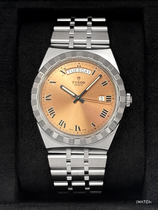2026 Tudor Royal 41mm 28600 Stainless Steel Salmon Dial