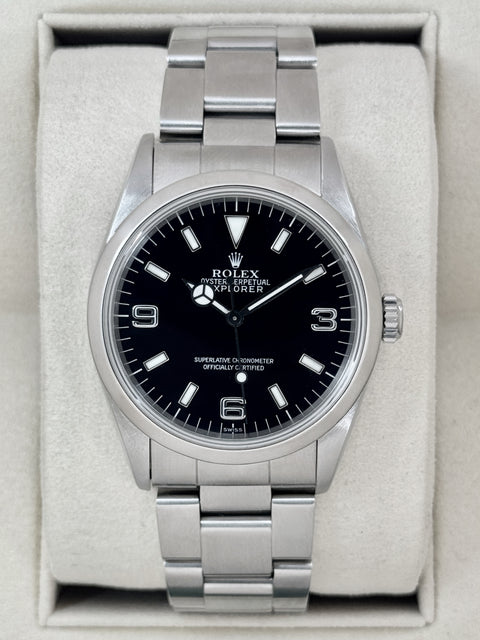 1999 Rolex Explorer 39mm 14270 Stainless Steel Black Dial