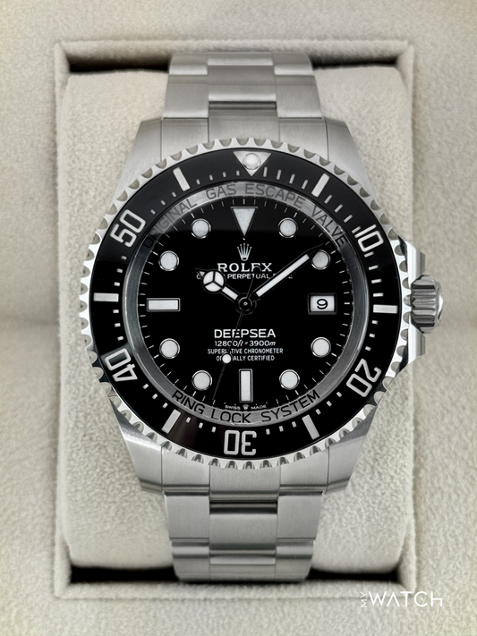 2024 Rolex Deepsea 44mm 136660 Stainless Steel Black Dial - MyWatchLLC