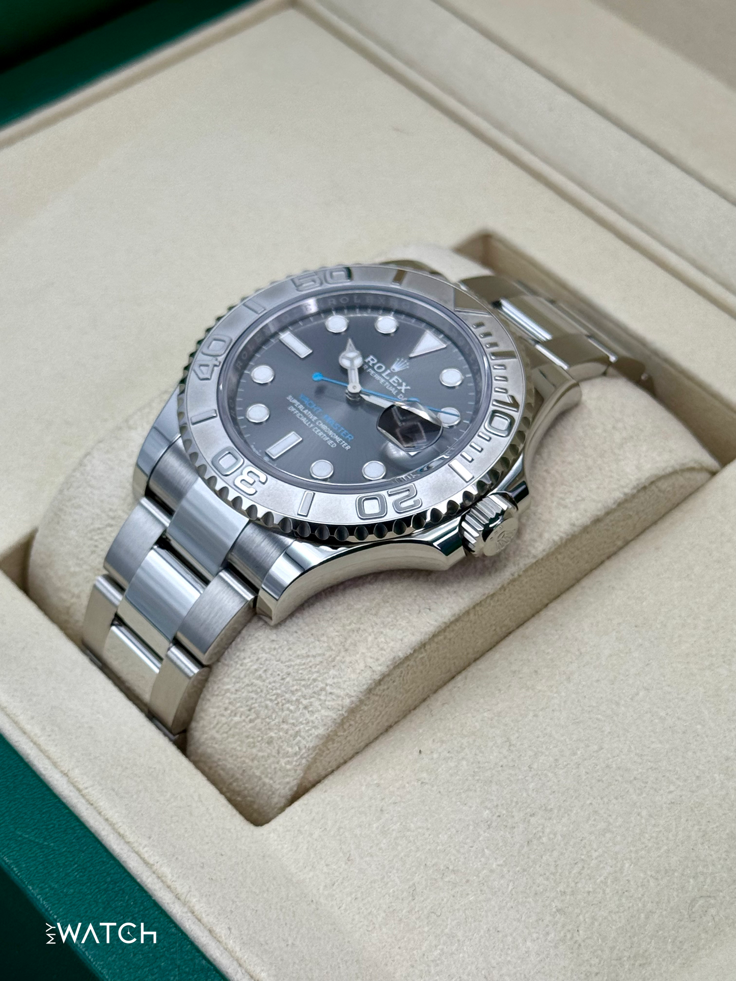 2025 Rolex Yacht-Master 40mm 126622 Stainless Steel Rhodium Dial - MyWatchLLC