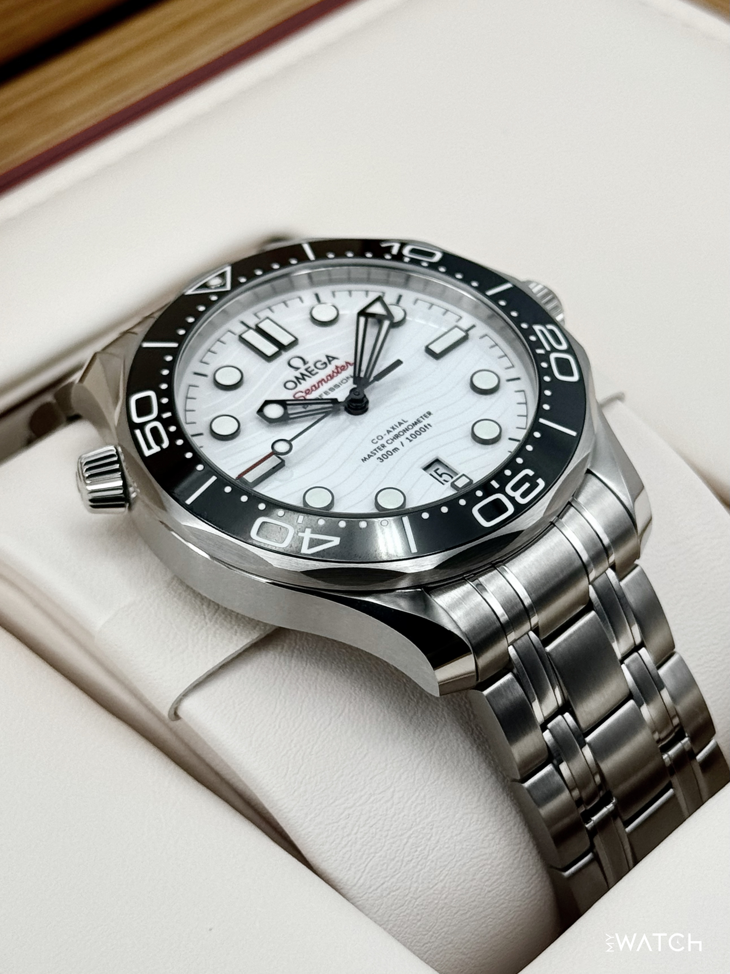 NEW 2026 Omega Seamaster 42mm 210.30.42.20.04.001 Stainless Steel White Dial - MyWatchLLC