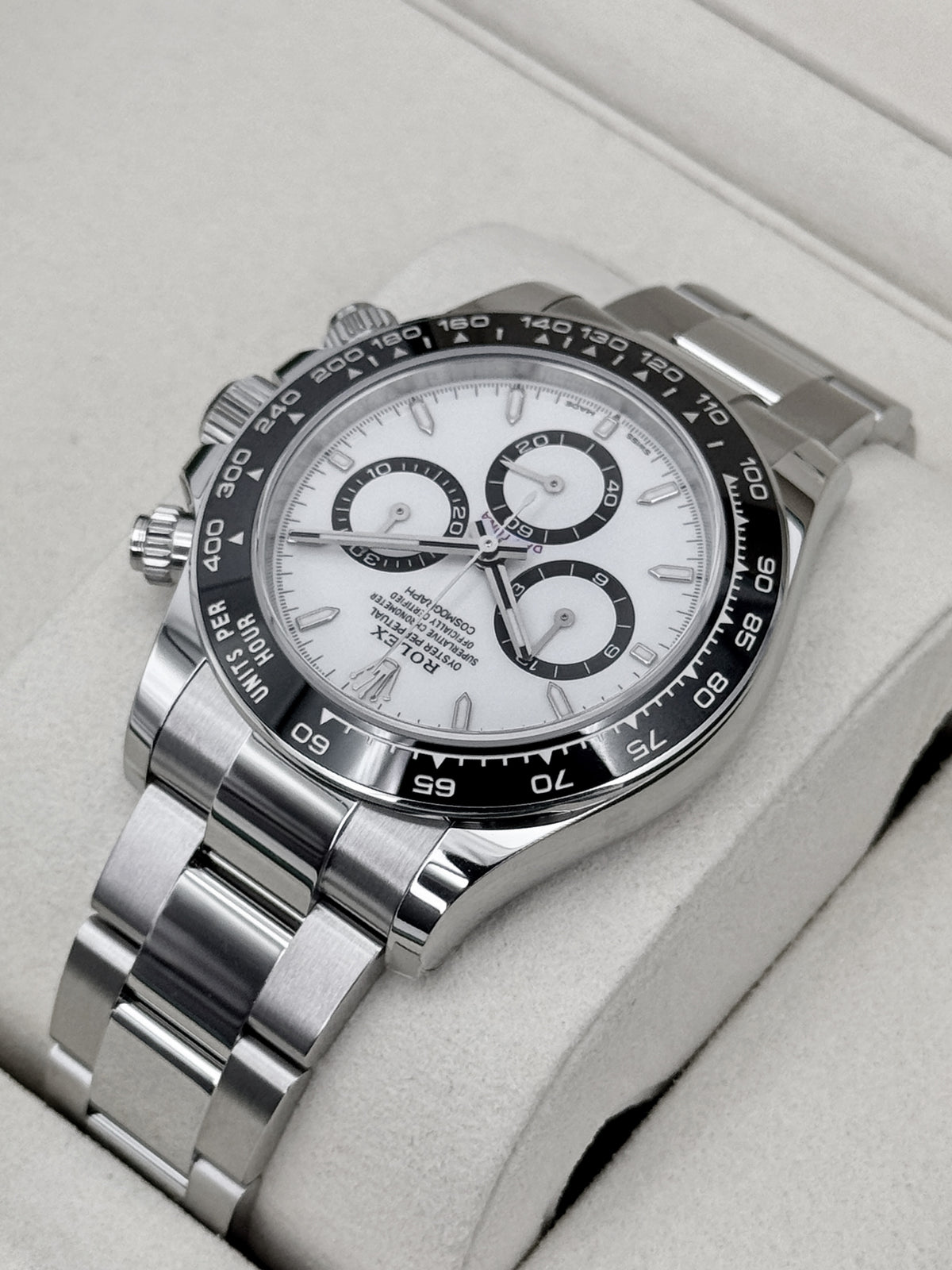 NEW 2026 Rolex Daytona 40mm 126500LN Stainless Steel Panda Dial (NEW STYLE CARD)