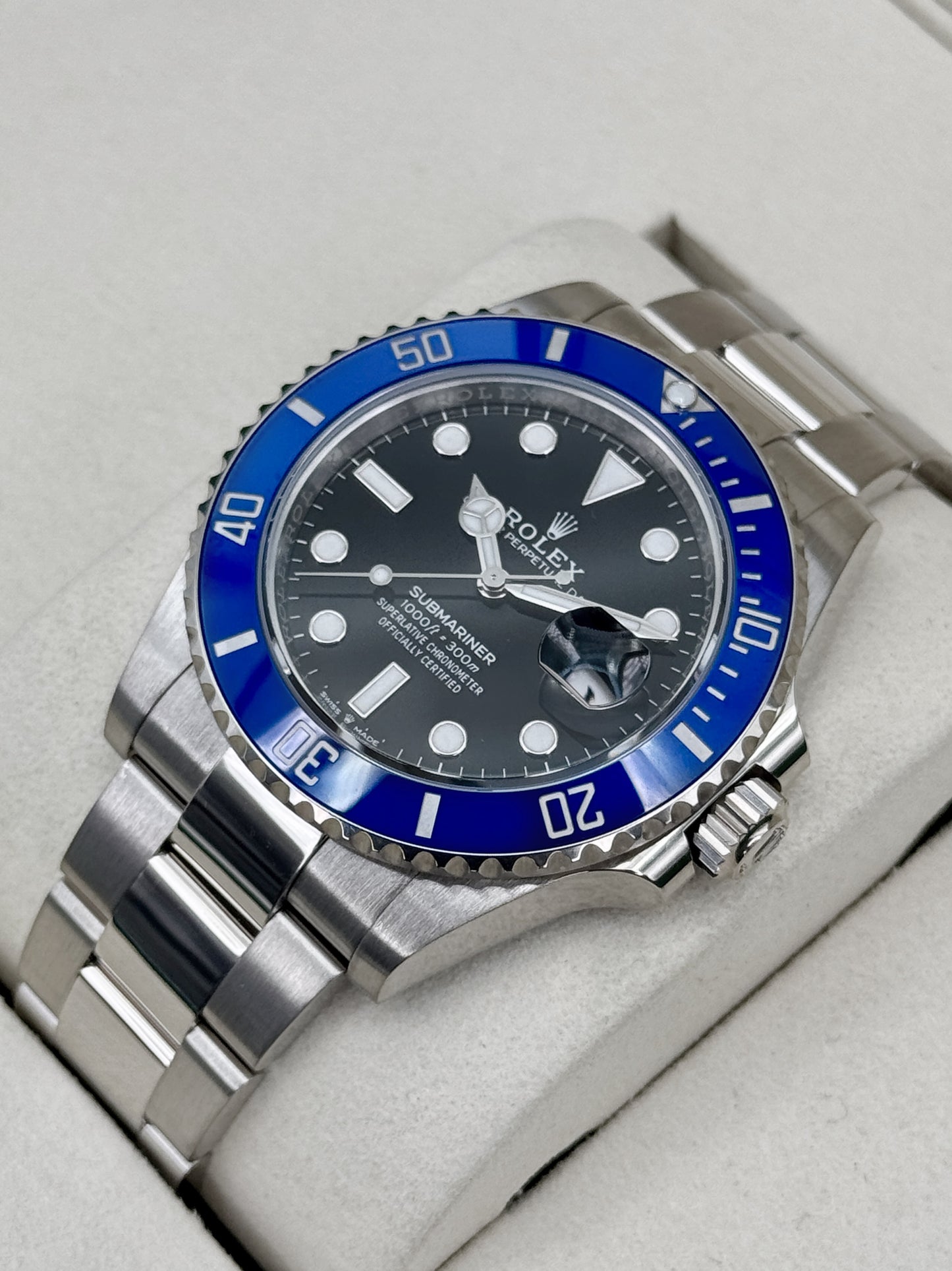 2025 Rolex Submariner Cookie Monster 41mm 126619LB White Gold Black Dial