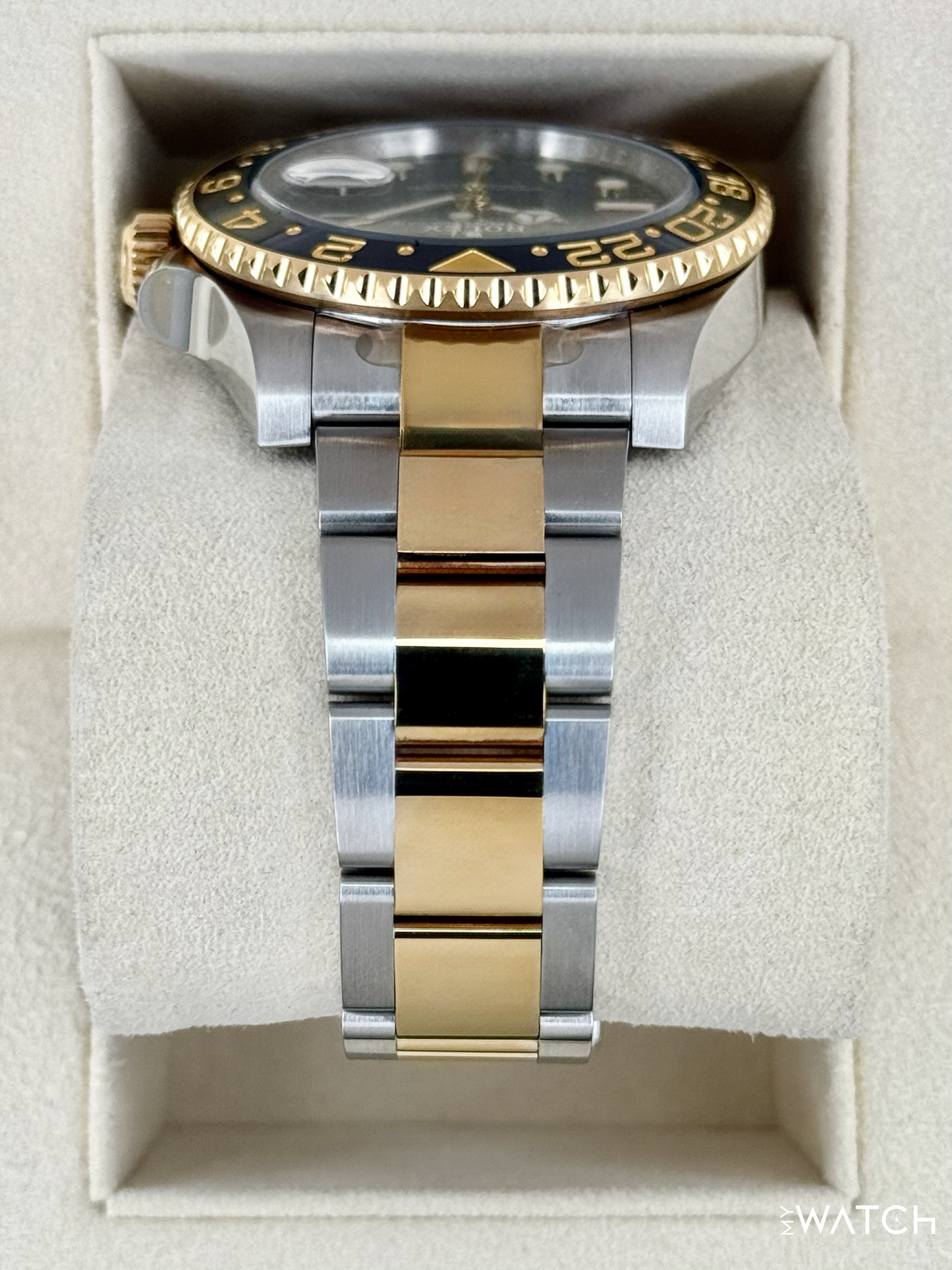 2017 Rolex GMT-Master II 40mm 116713LN Two-Tone Black Dial - MyWatchLLC