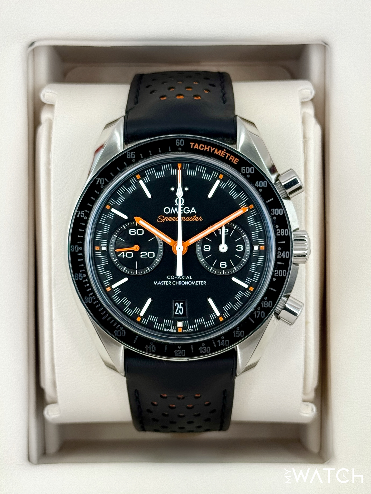 2023 Omega Speeedmaster Racing 44.2mm 329.32.44.51.01.001 Black Dial