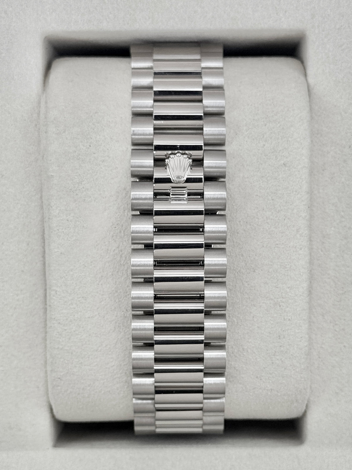 NEW 2026 Rolex Day-Date 40mm 228239 White Gold Meteorite Diamond Dial (NEW STYLE CARD)