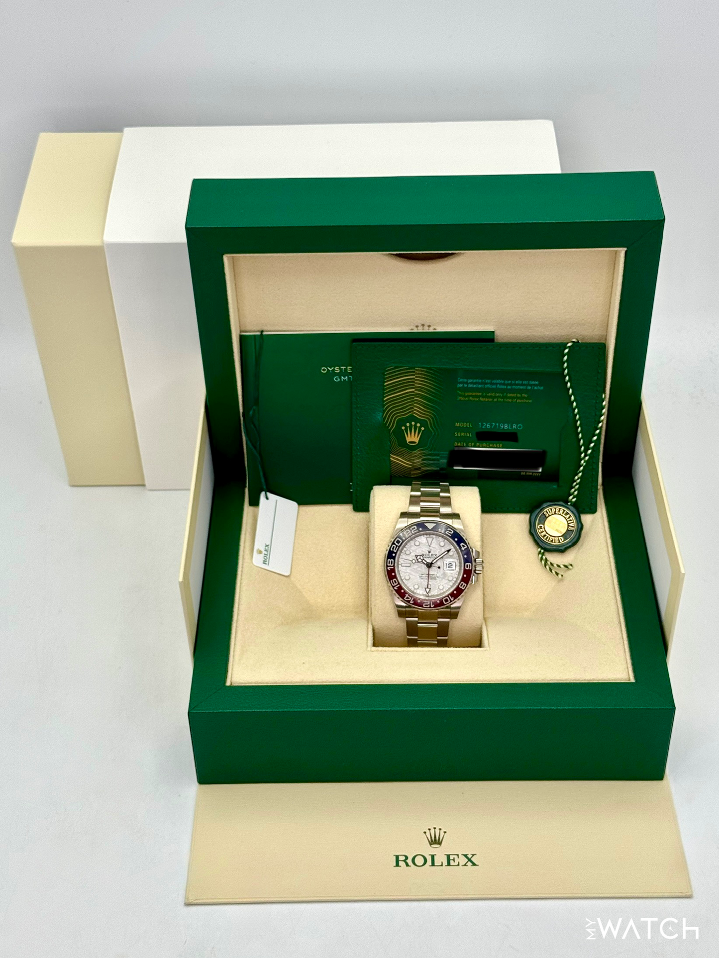 2025 Rolex GMT-Master II "Pepsi" 40mm 126719BLRO Meteorite Dial