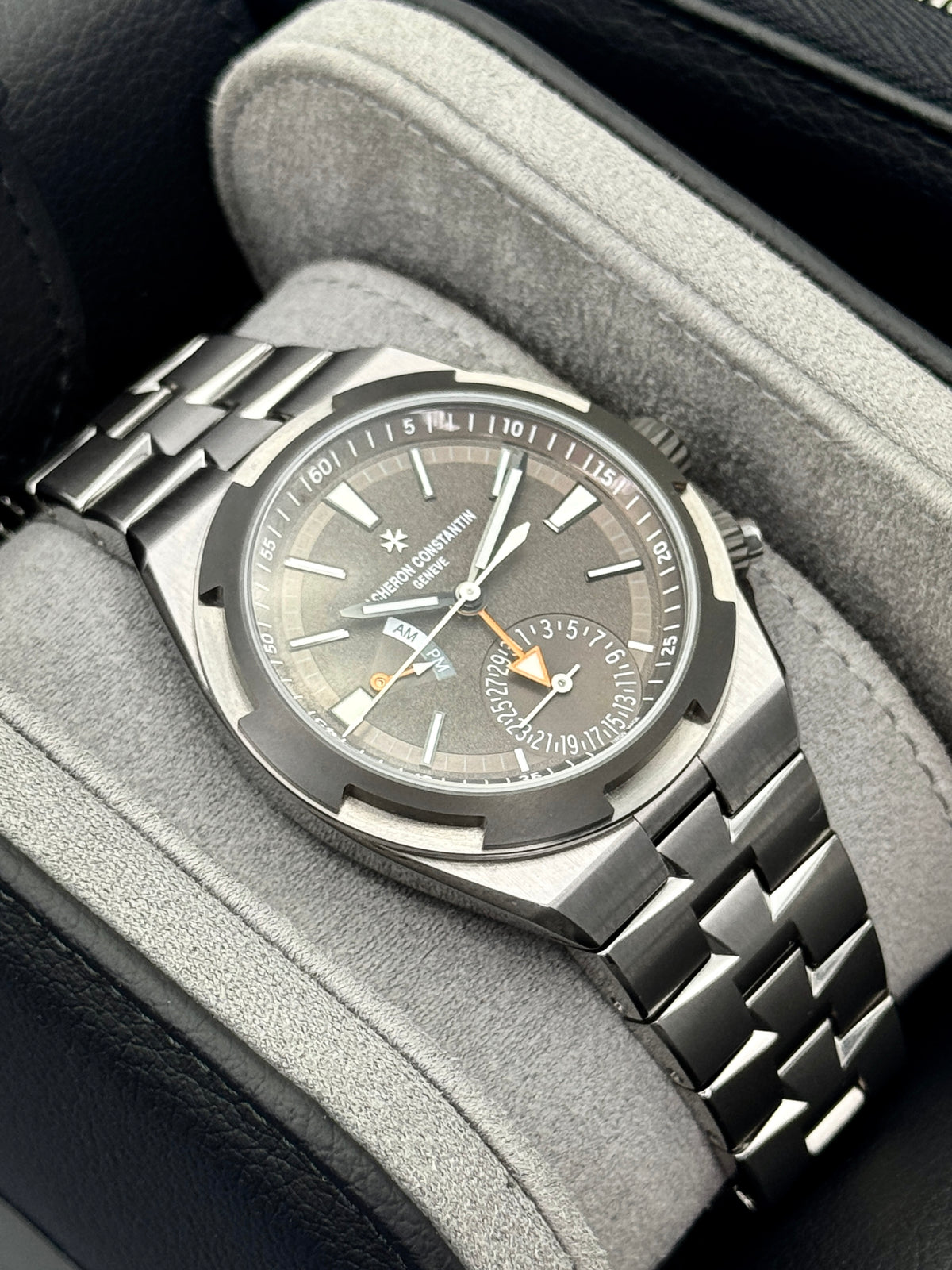 NEW 2026 Vacheron Constantin Overseas Dual Time 41mm 7930V Titanium Brown Dial - MyWatchLLC