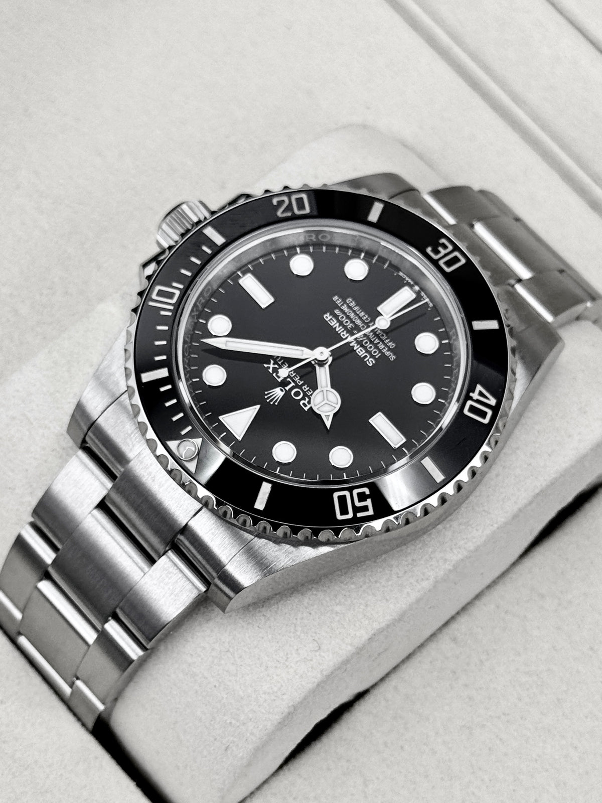 2025 Rolex Submariner 41mm 124060 Stainless Steel Black Dial