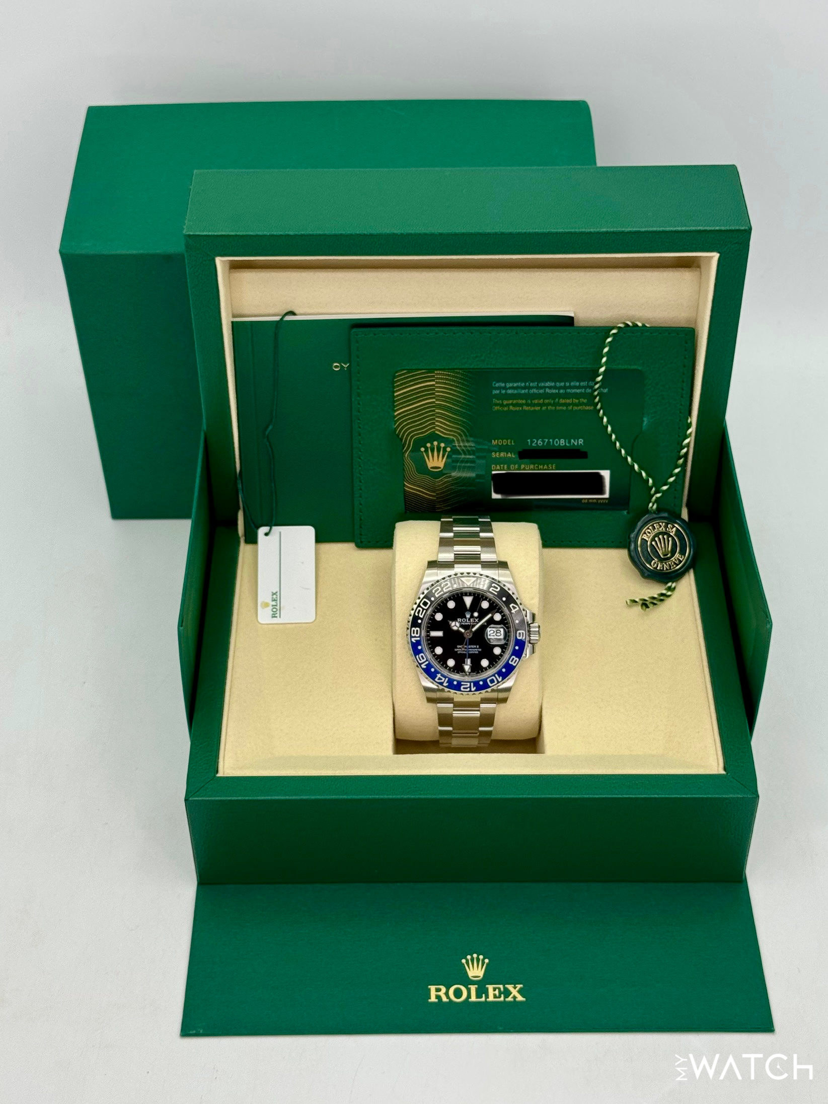 NEW 2026 Rolex GMT-Master II "Batman" 40mm 126710BLNR Oyster - MyWatchLLC