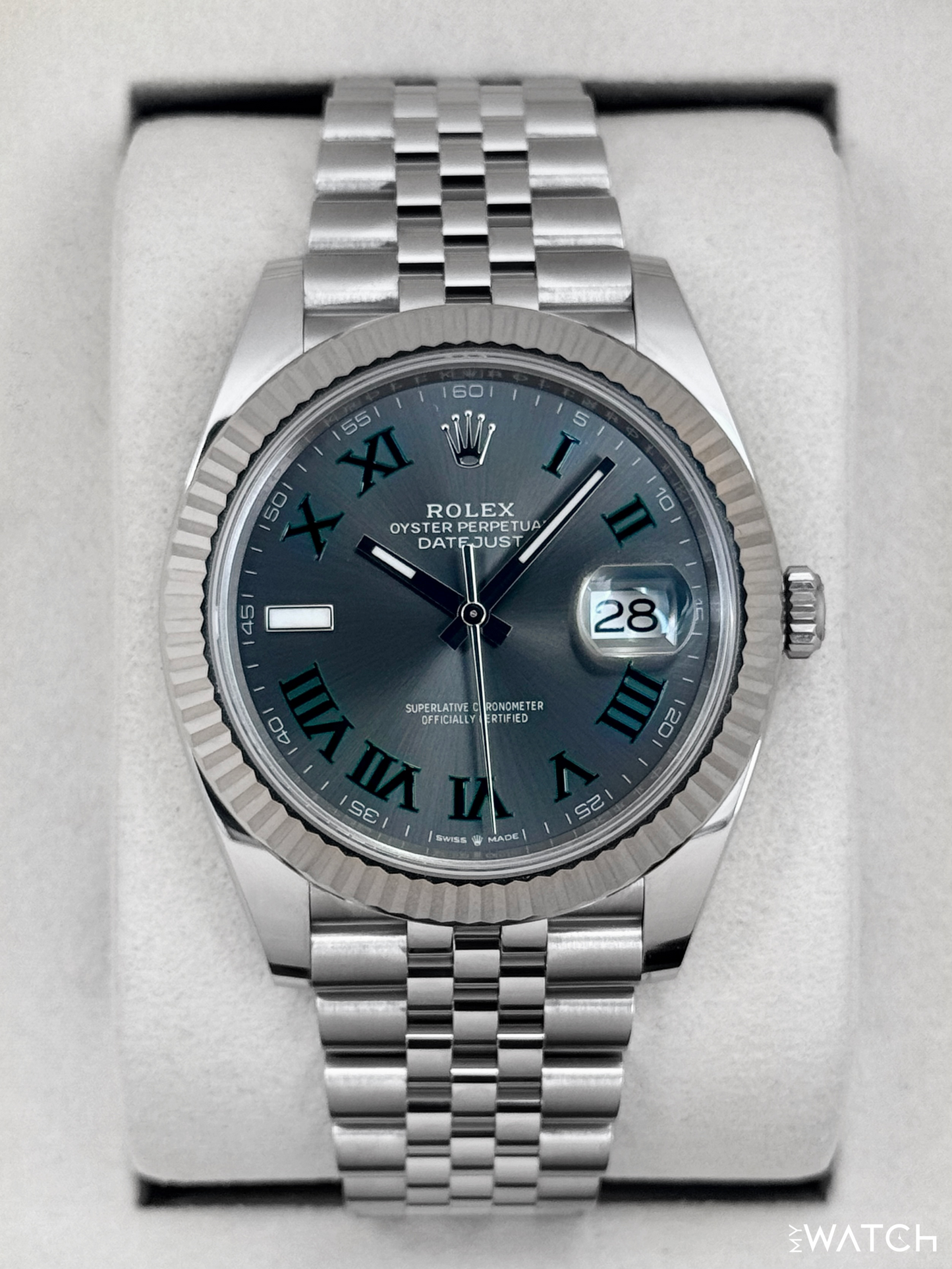 2025 Rolex Datejust 41mm 126334 Jubilee Wimbledon Dial
