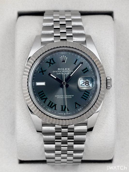 2025 Rolex Datejust 41mm 126334 Jubilee Wimbledon Dial