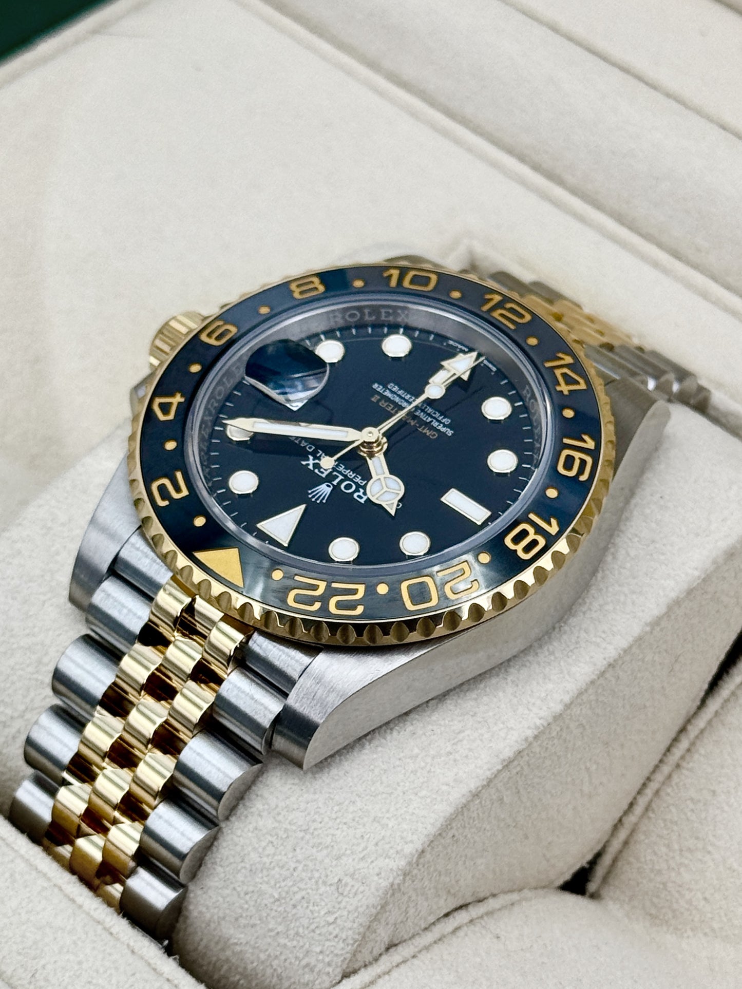 2024 Rolex GMT-Master II 40mm 126713GRNR Two-Tone Jubilee