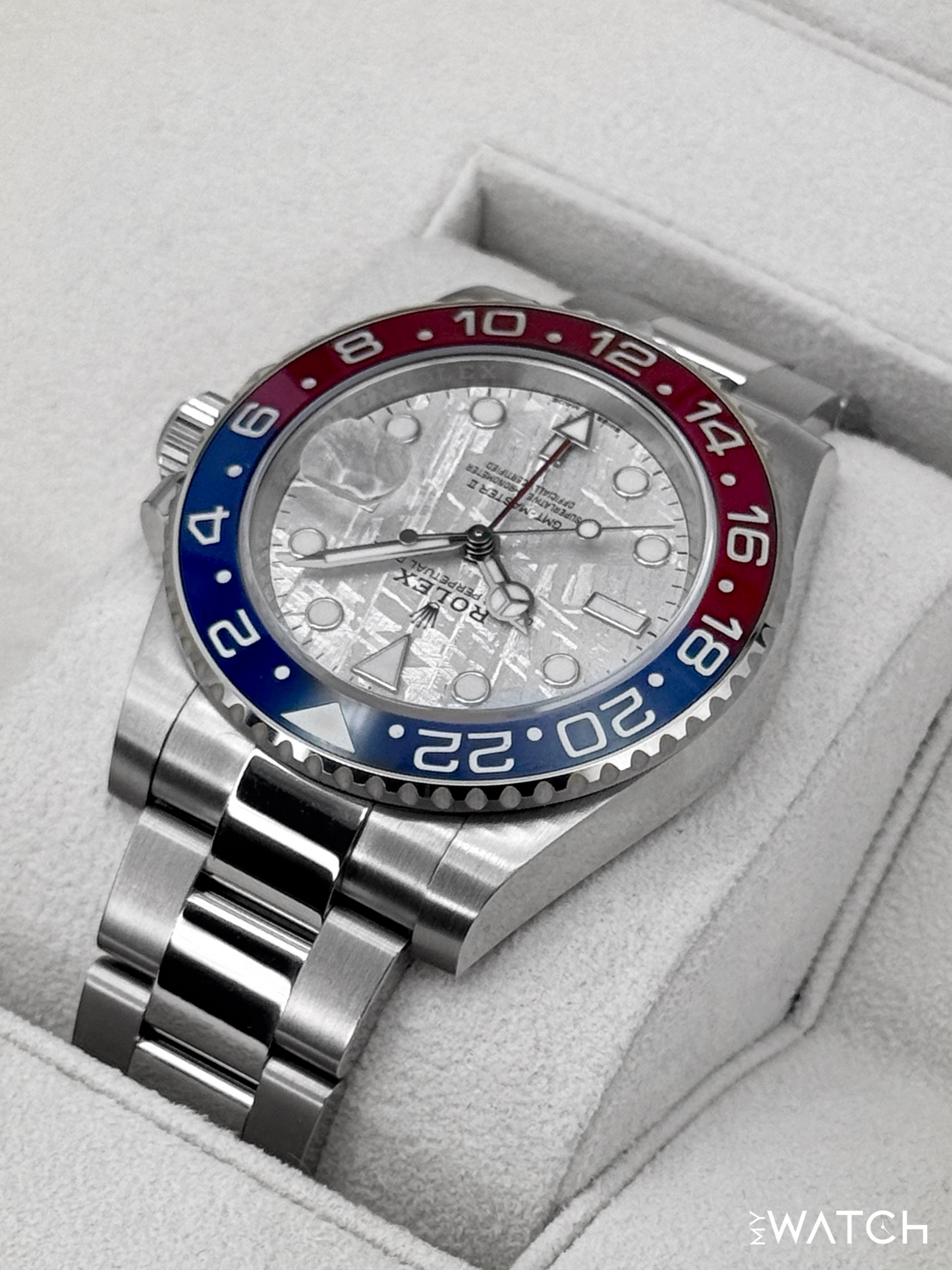 2023 Rolex GMT-Master II "Pepsi" 40mm 126719BLRO Meteorite Dial - MyWatchLLC