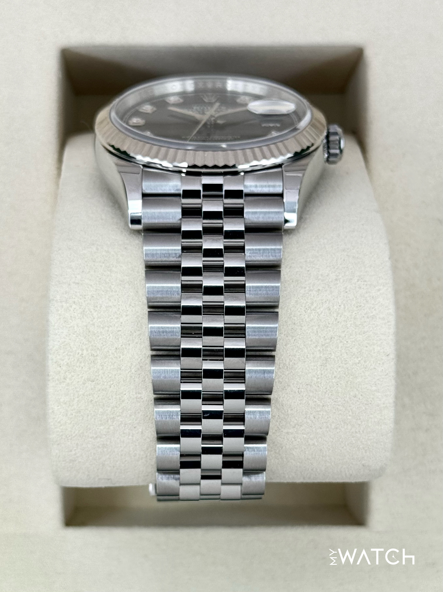 NEW 2025 Rolex Datejust 36mm 126234 Jubilee Black Diamond Dial