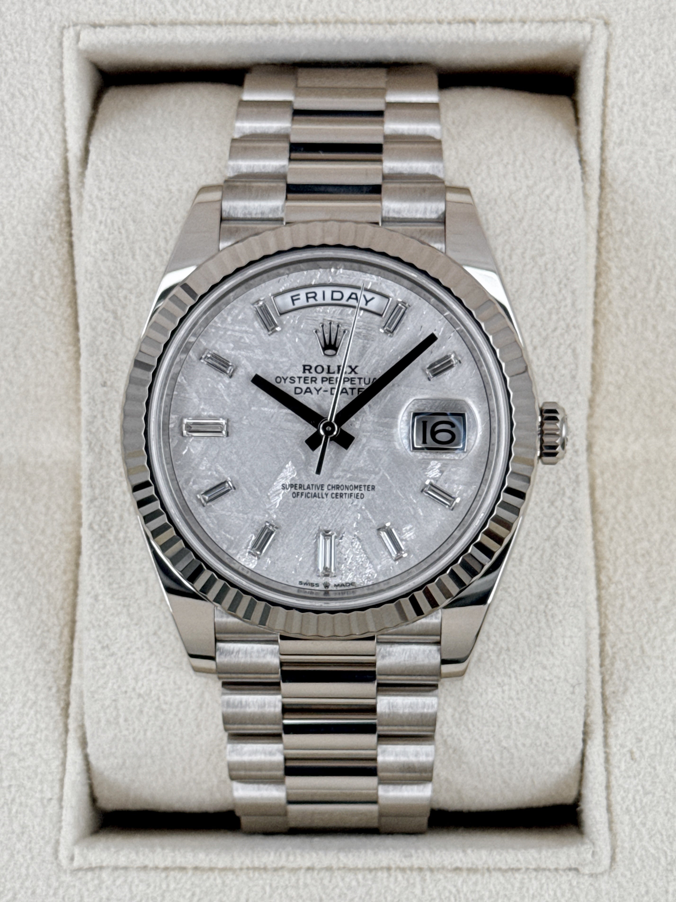 Rolex Pepsi GMT-Master II 126719BLRO White Gold Meteorite 40mm