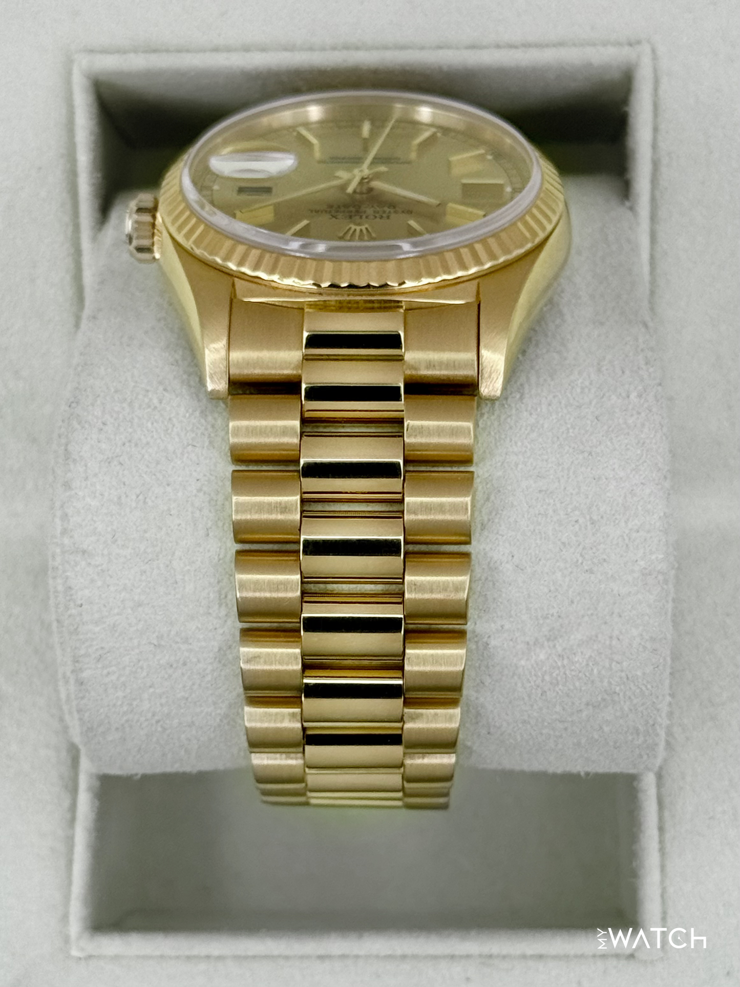 1990 Rolex Day-Date 36mm 18238 Presidential 18kt Yellow Gold Champagne Dial (CPO)