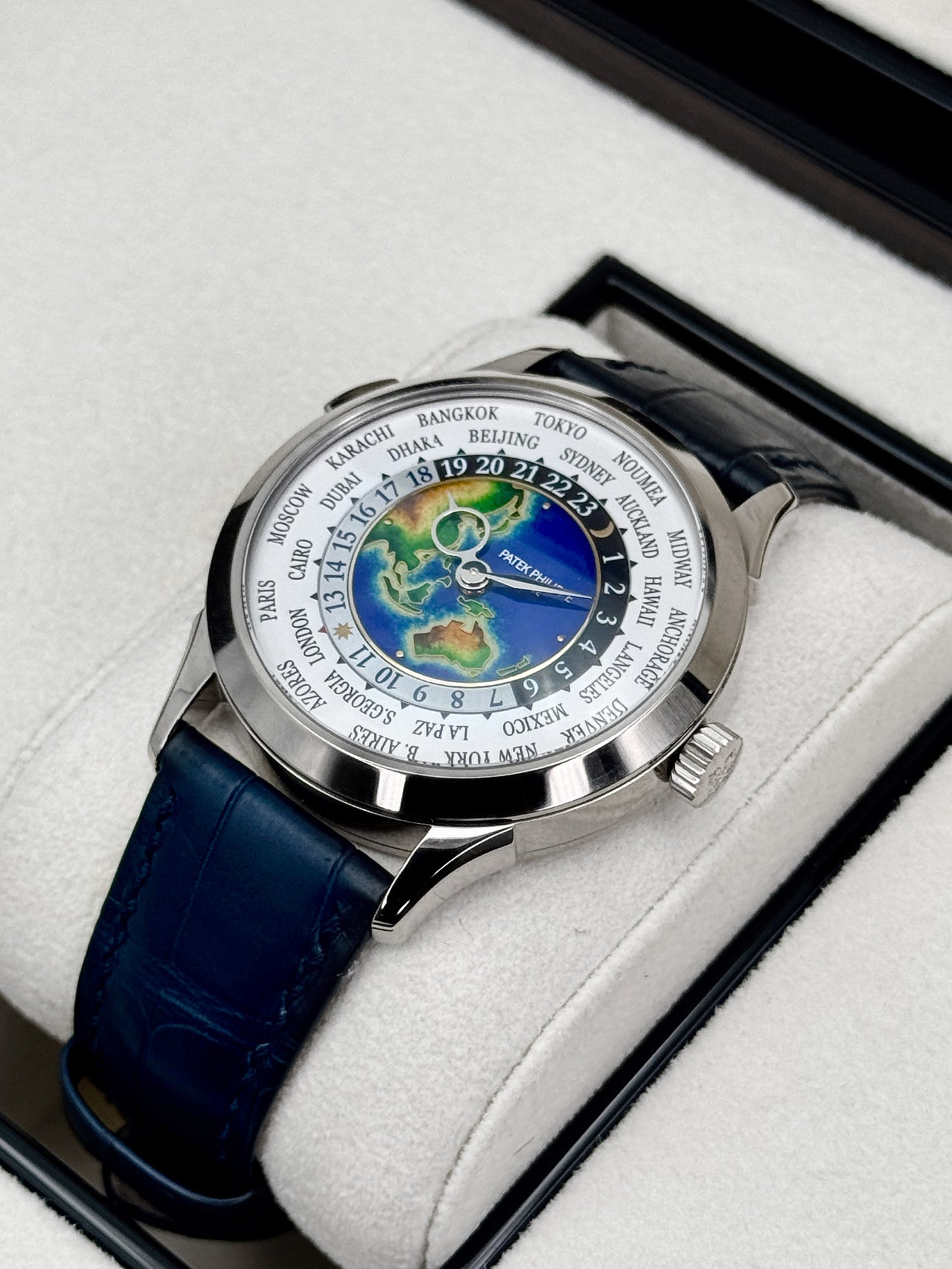 2024 Patek Philippe World Time Complications 38.5mm 5231G White Gold White Dial