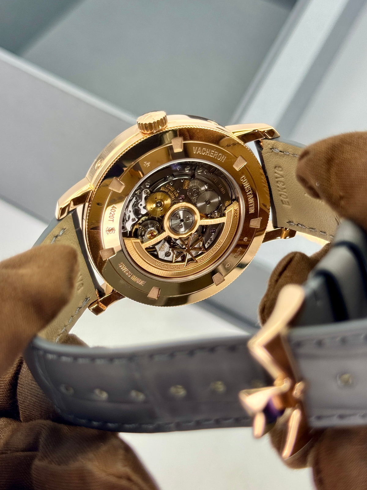 NEW 2026 Vacheron Constantin Traditionnelle 41mm 4020T Pink Gold Skeletonized Dial
