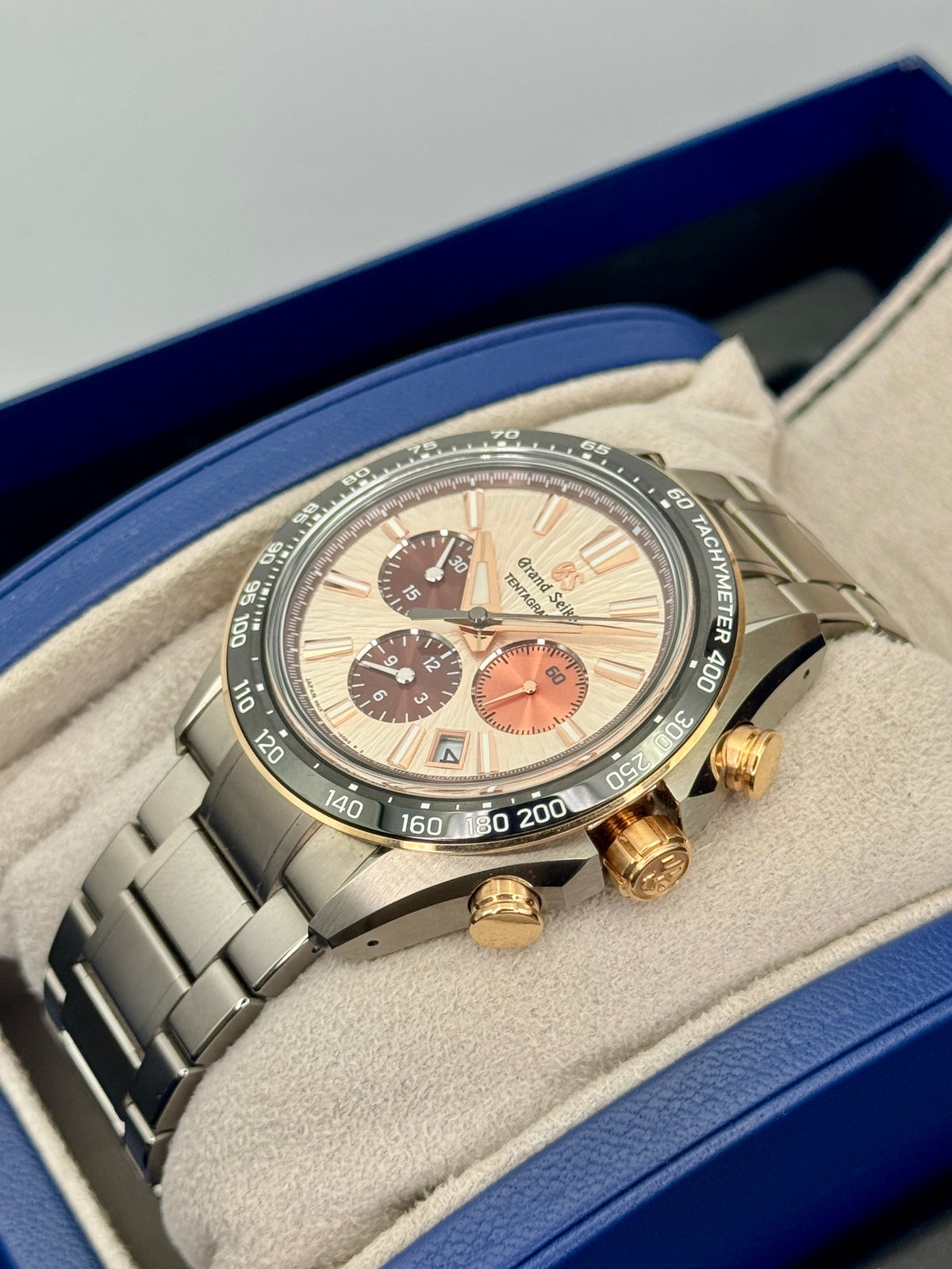 2025 Grand Seiko Evolution 9 Collection 43mm SLGC006 Titanium Copper Pink Dial
