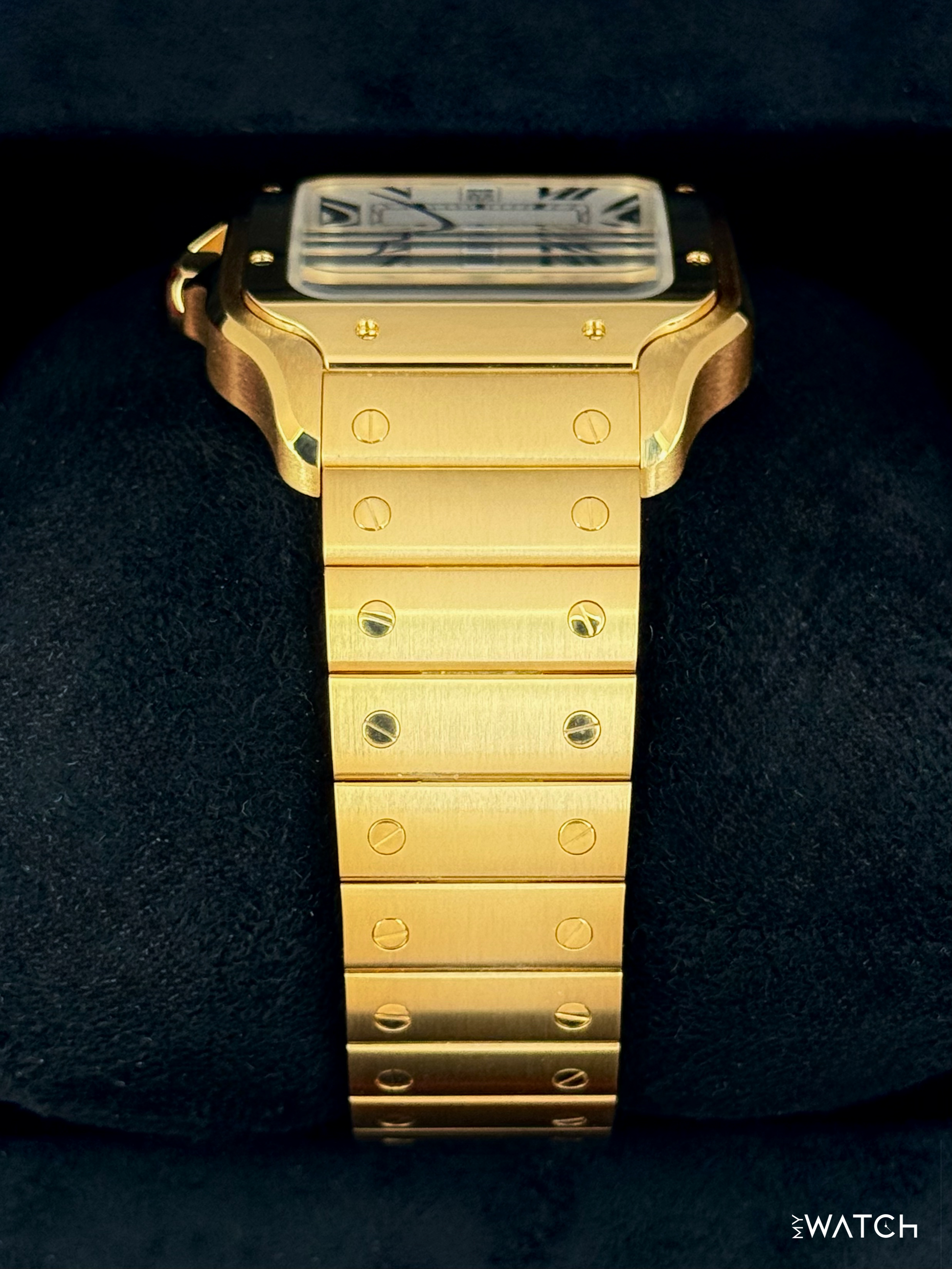 NEW 2026 Cartier Santos De Cartier 39.8mm WGSA0029 Yellow Gold White Dial - MyWatchLLC