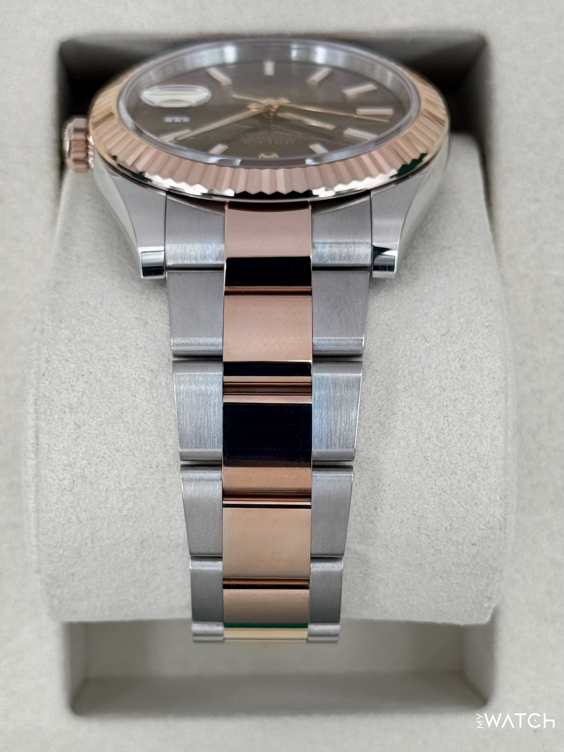 NEW 2026 Rolex Datejust 41mm 126331 Two-Tone Oyster Chocolate Dial - MyWatchLLC