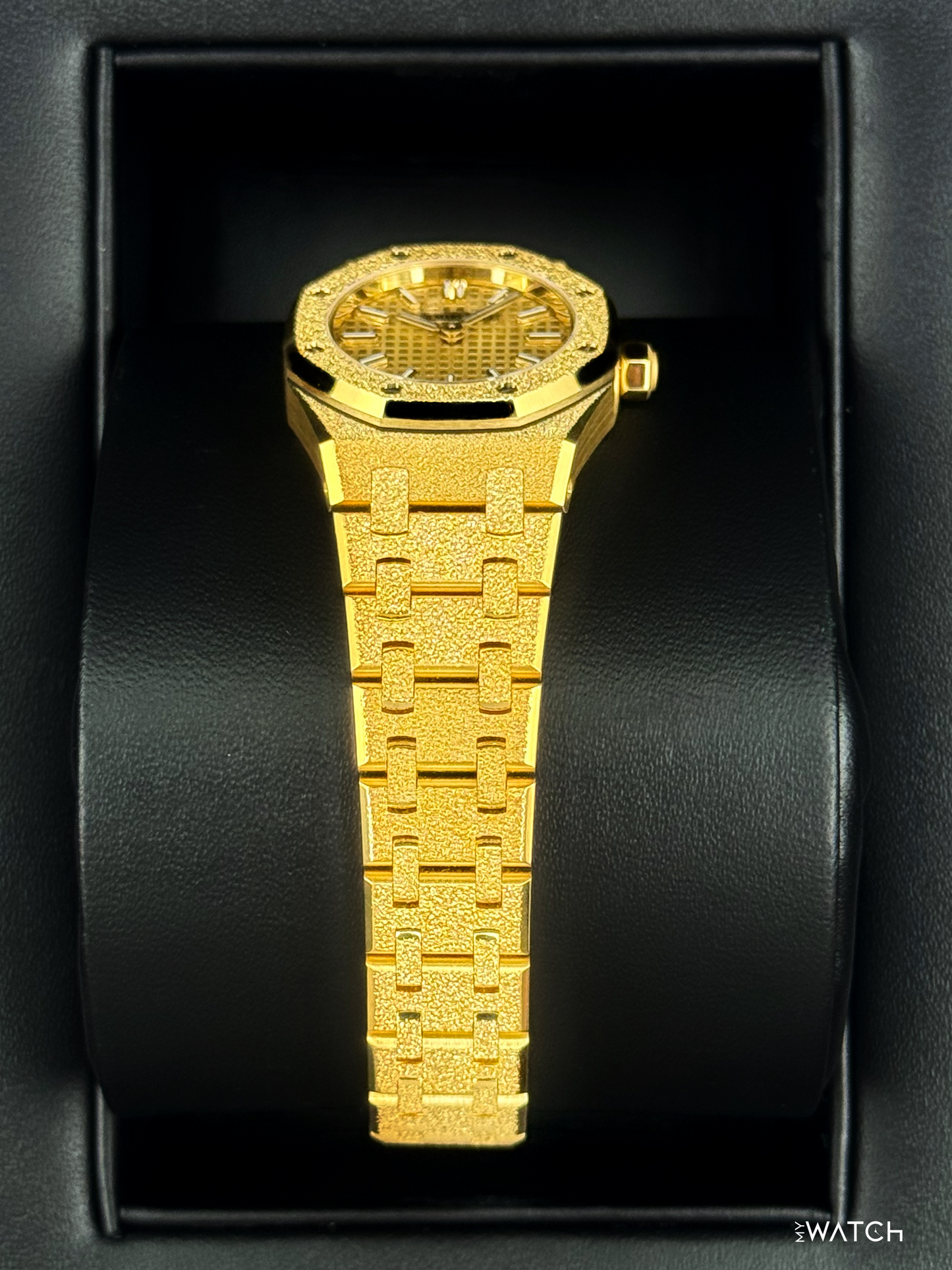 NEW 2026 Audemars Piguet Royal Oak Mini Frosted 23mm 67630BA Yellow Gold Dial - MyWatchLLC
