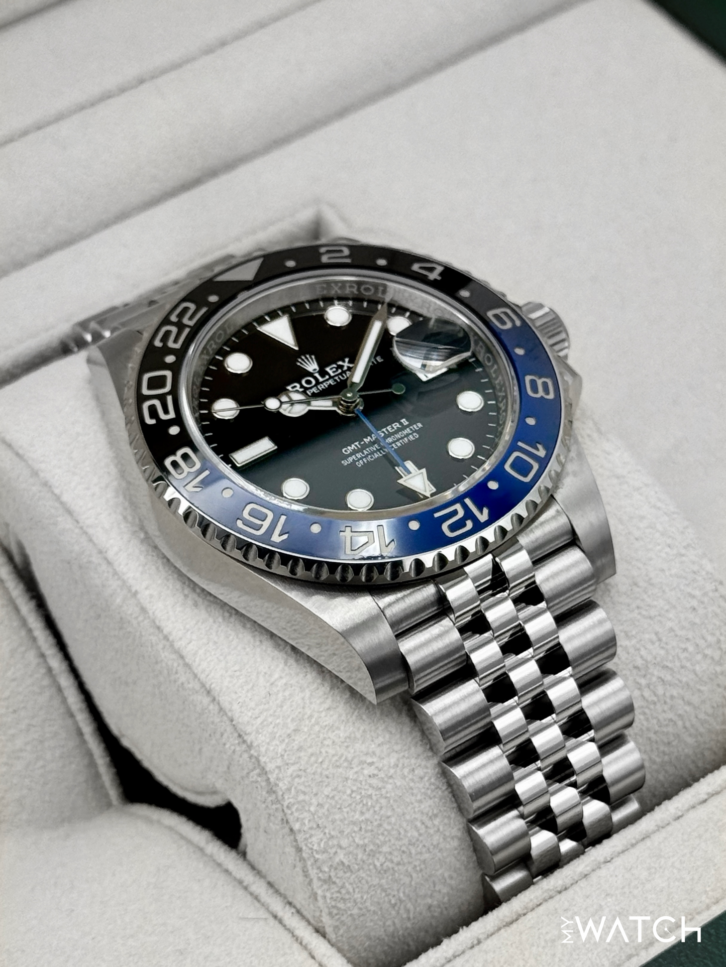 2024 Rolex GMT-Master II "Batgirl" 40mm 126710BLNR Jubilee Black Dial - MyWatchLLC