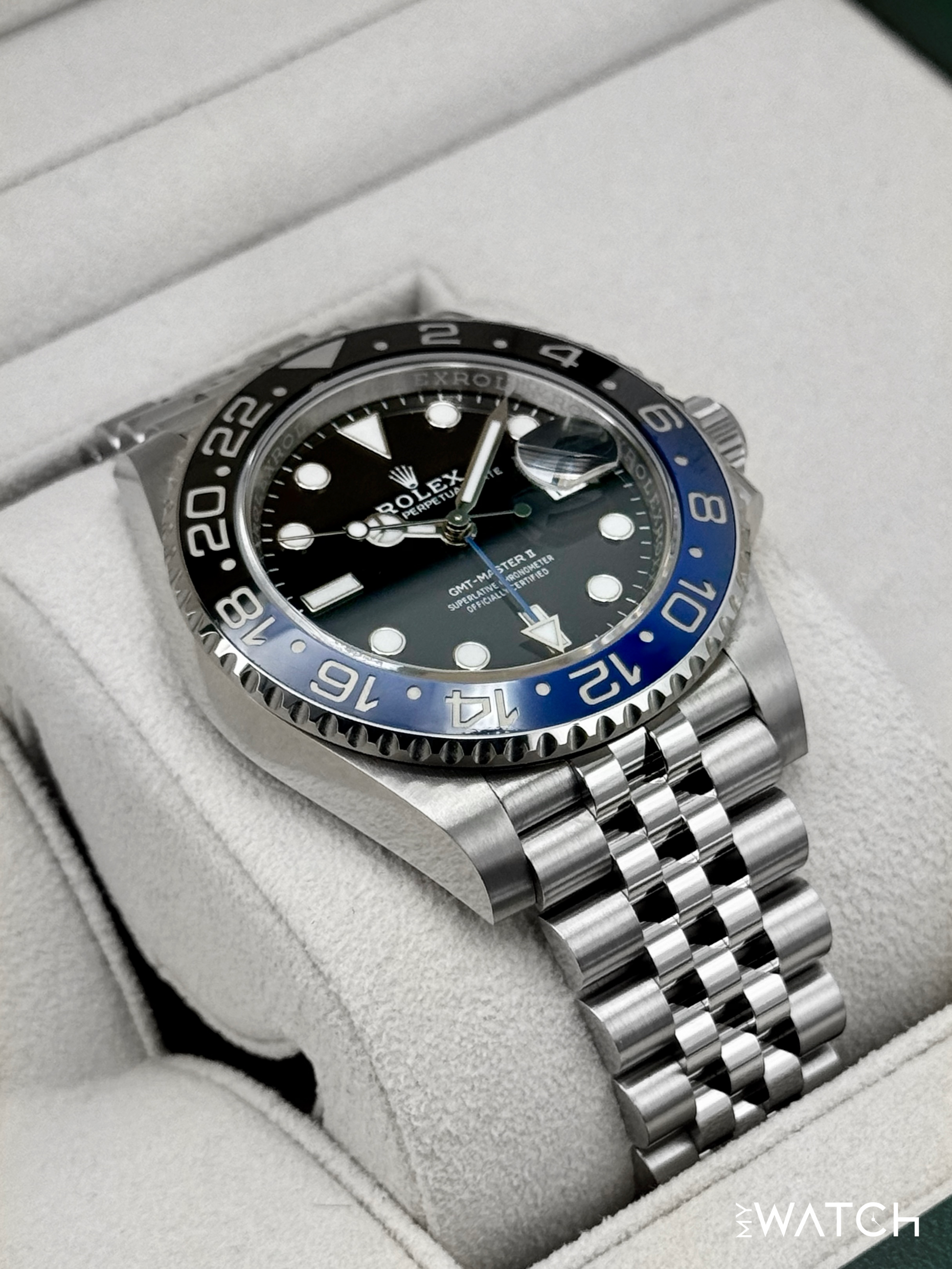 2024 Rolex GMT-Master II "Batgirl" 40mm 126710BLNR Jubilee Black Dial - MyWatchLLC