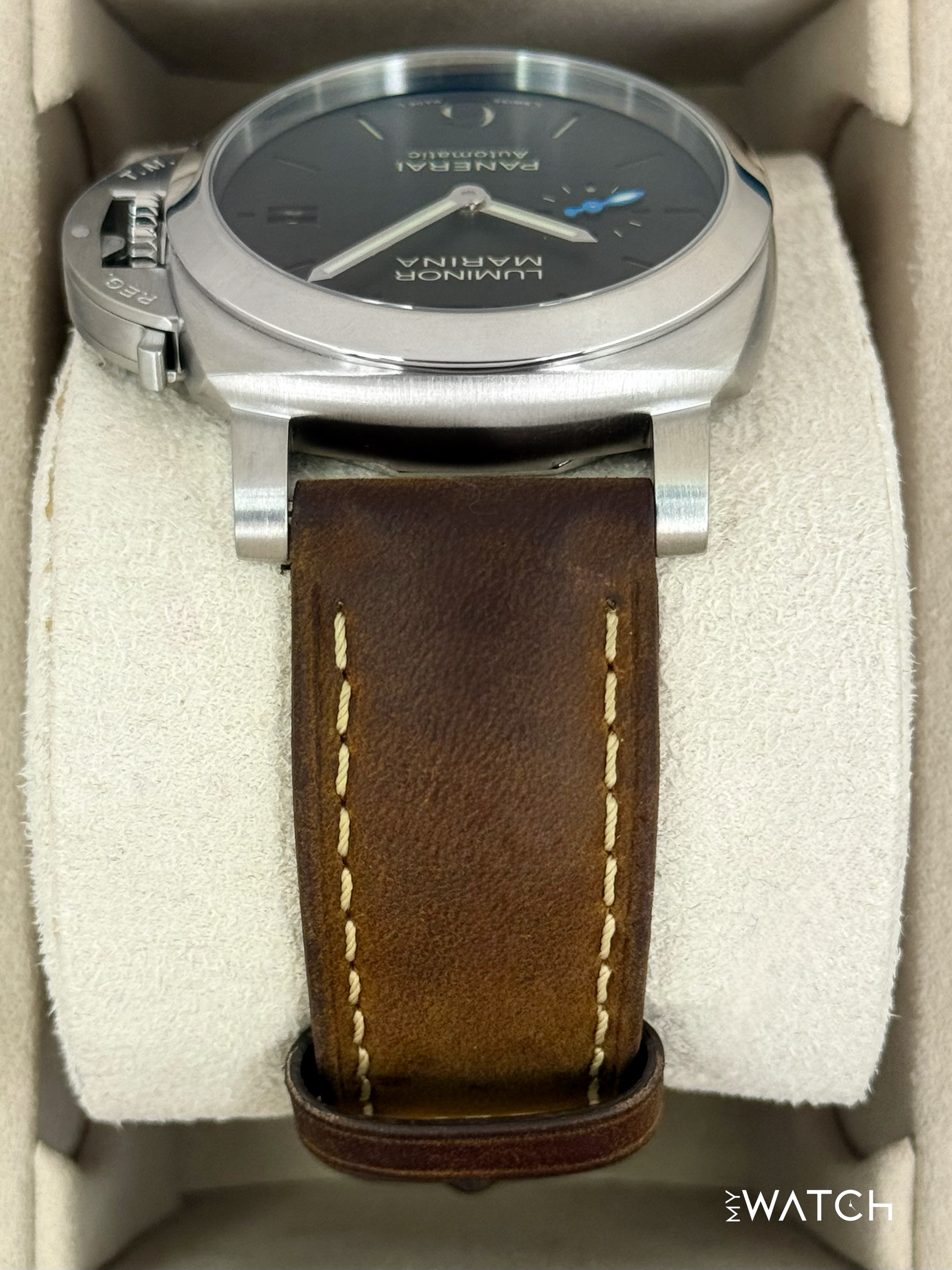 2024 Panerai Luminor Quaranta 40mm PAM01372 Stainless Steel Black Dial - MyWatchLLC