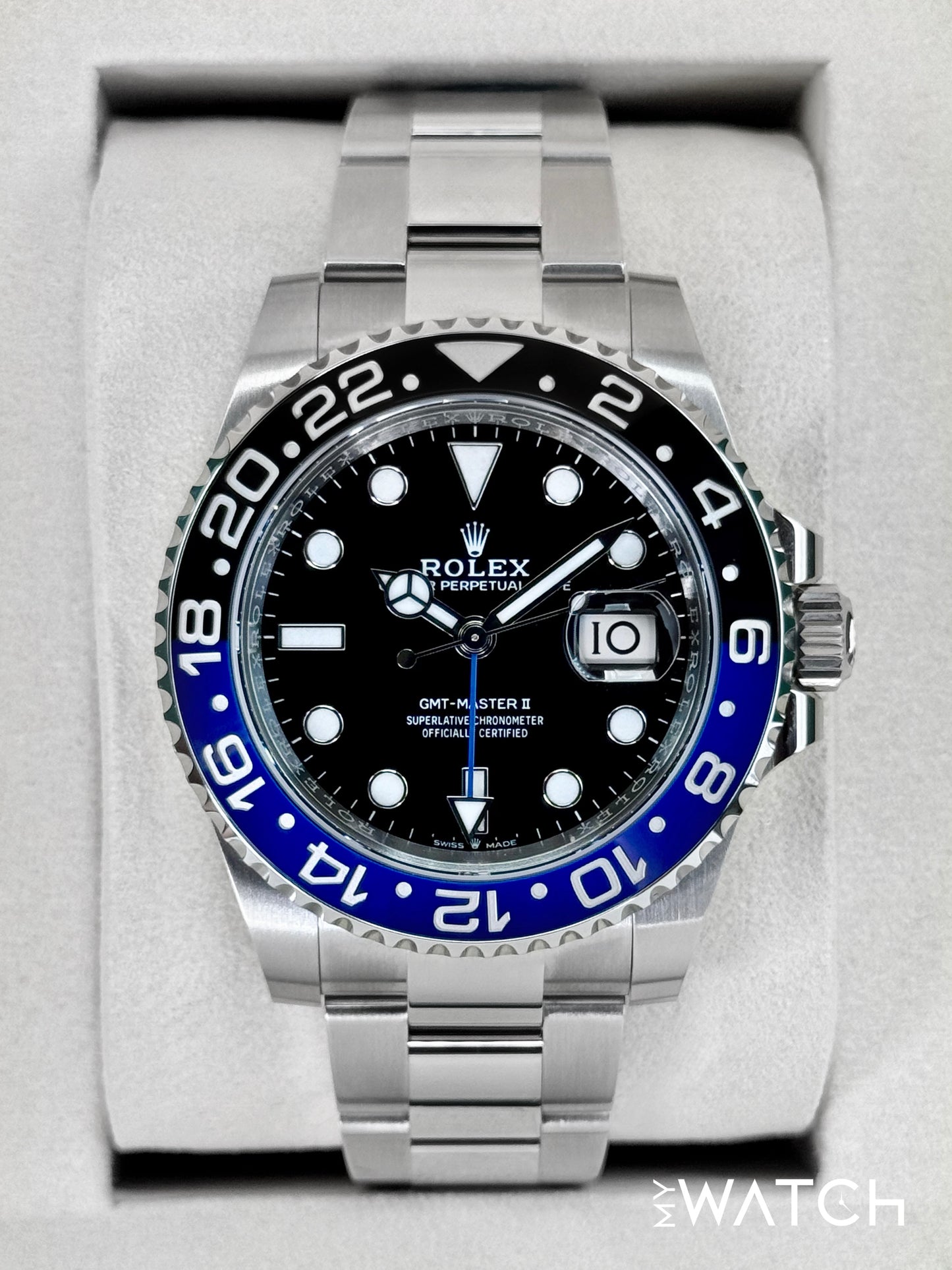 NEW 2025 Rolex GMT-Master II "Batman" 40mm 126710BLNR Oyster