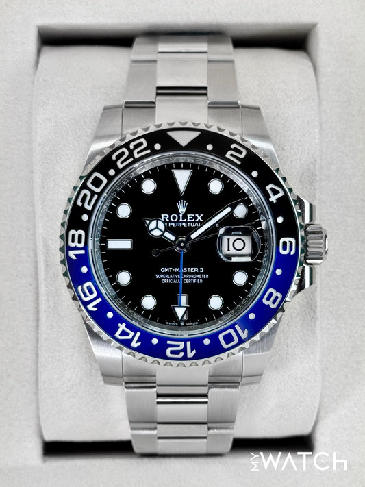 NEW 2025 Rolex GMT-Master II "Batman" 40mm 126710BLNR Oyster