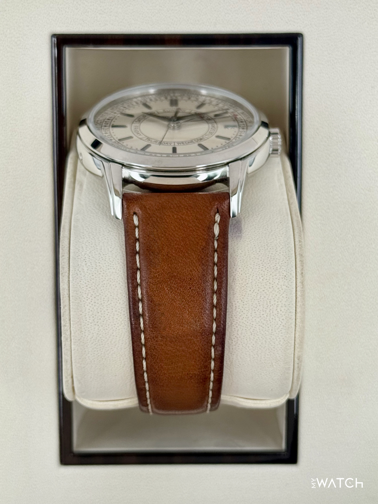 2020 Patek Philippe Calatrava Weekly Calendar 40mm 5212A Stainless Steel White Dial - MyWatchLLC