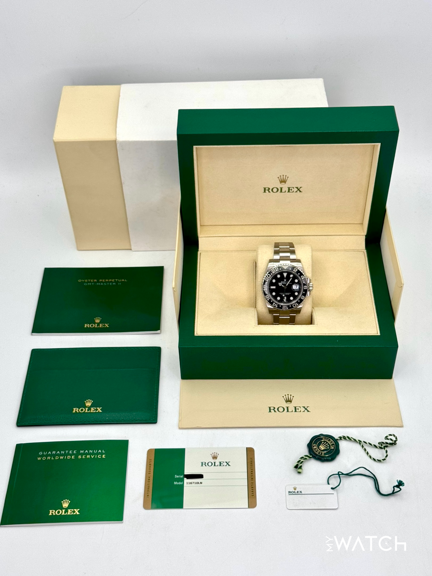 2018 Rolex GMT-Master II 40mm 116710LN Stainless Steel Black Dial