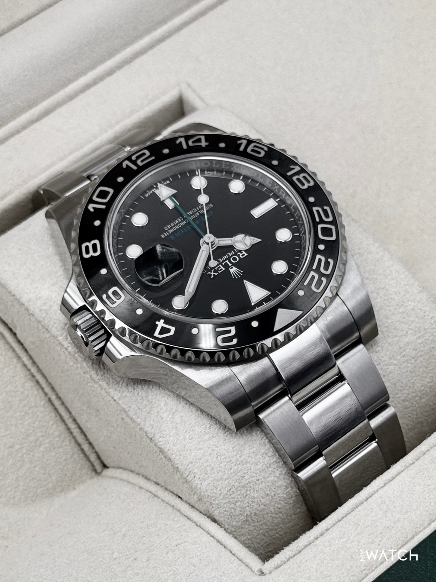 2019 Rolex GMT-Master II 40mm 116710LN Stainless Steel Black Dial - MyWatchLLC