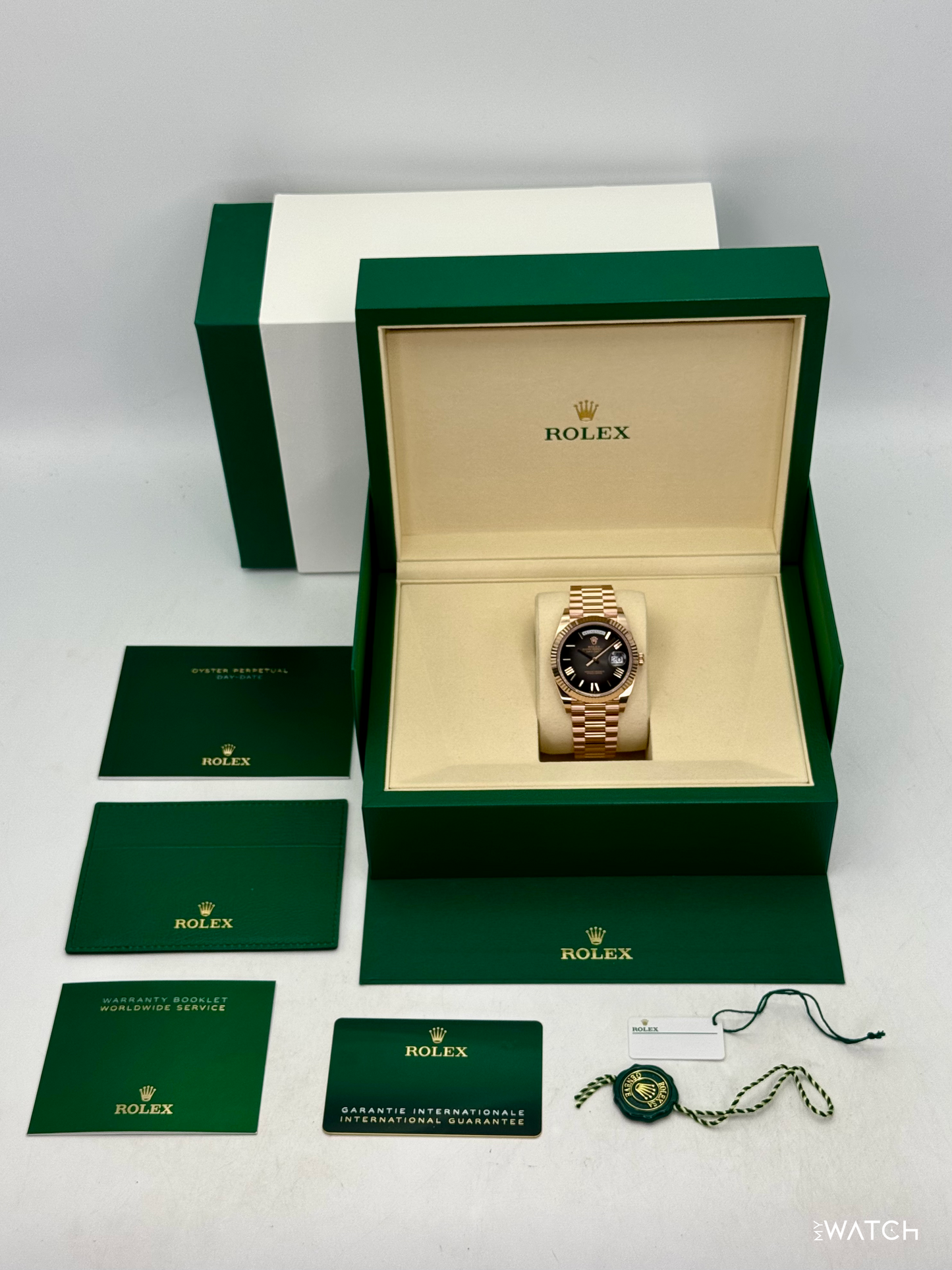 NEW 2026 Rolex Day-Date 40mm 228235 Presidential Slate Ombre Dial - MyWatchLLC