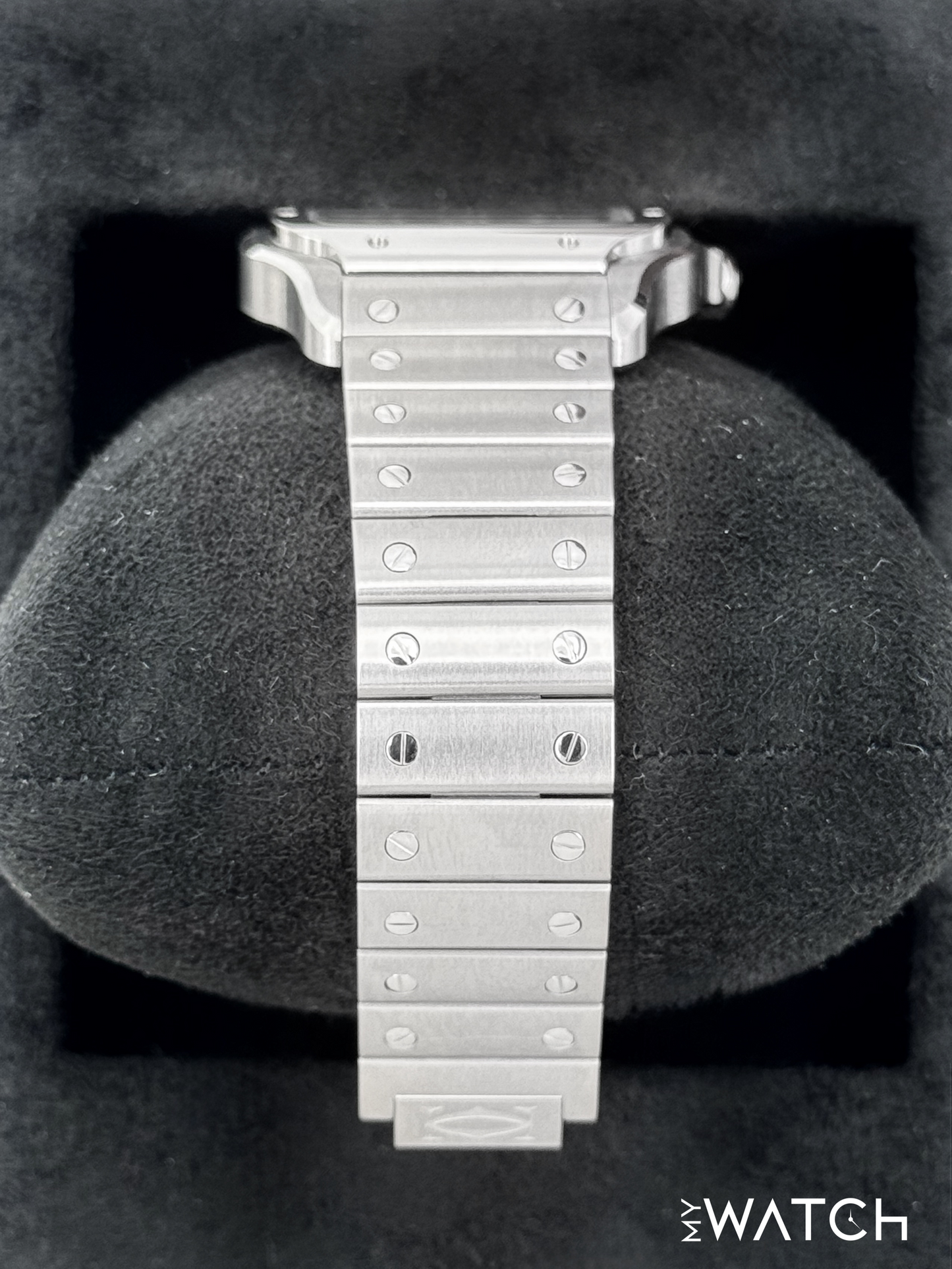 2024 Cartier Santos Dual Time 40.2mm WSSA0076 Stainless Steel Gray Dial