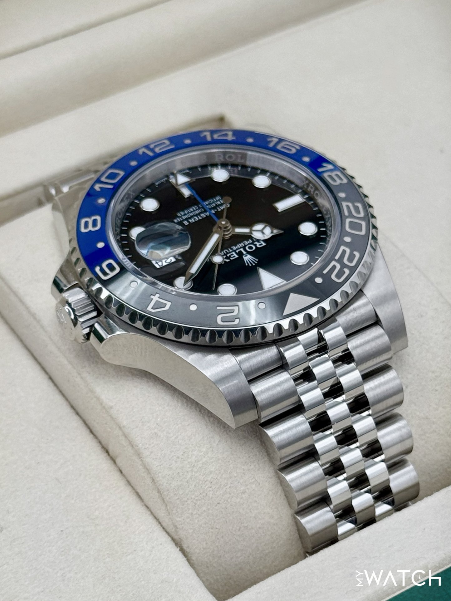 2025 Rolex GMT-Master II "Batgirl" 40mm 126710BLNR Jubilee - MyWatchLLC