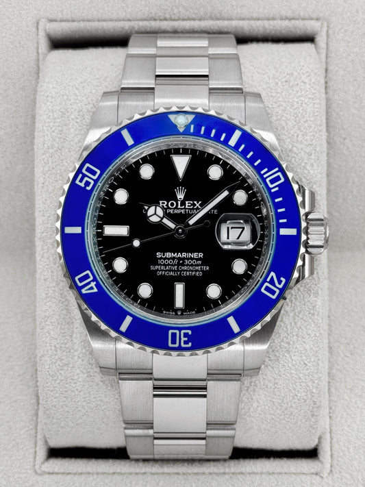 2022 Rolex Submariner Cookie Monster 41mm 126619LB White Gold Black Dial (STICKERED)