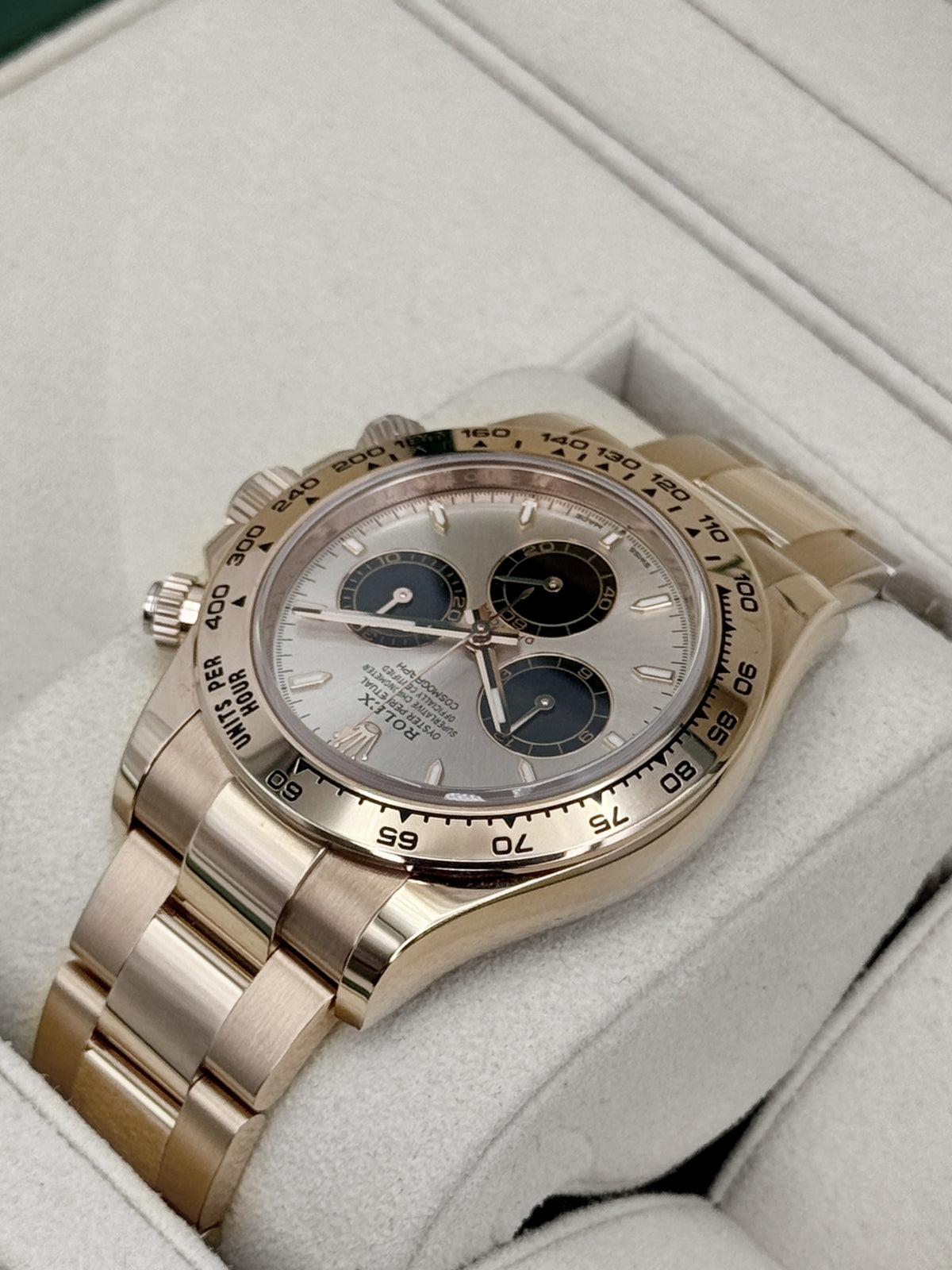 2023 Rolex Daytona 40mm 126505 Rose Gold Sundust Dial (CPO)