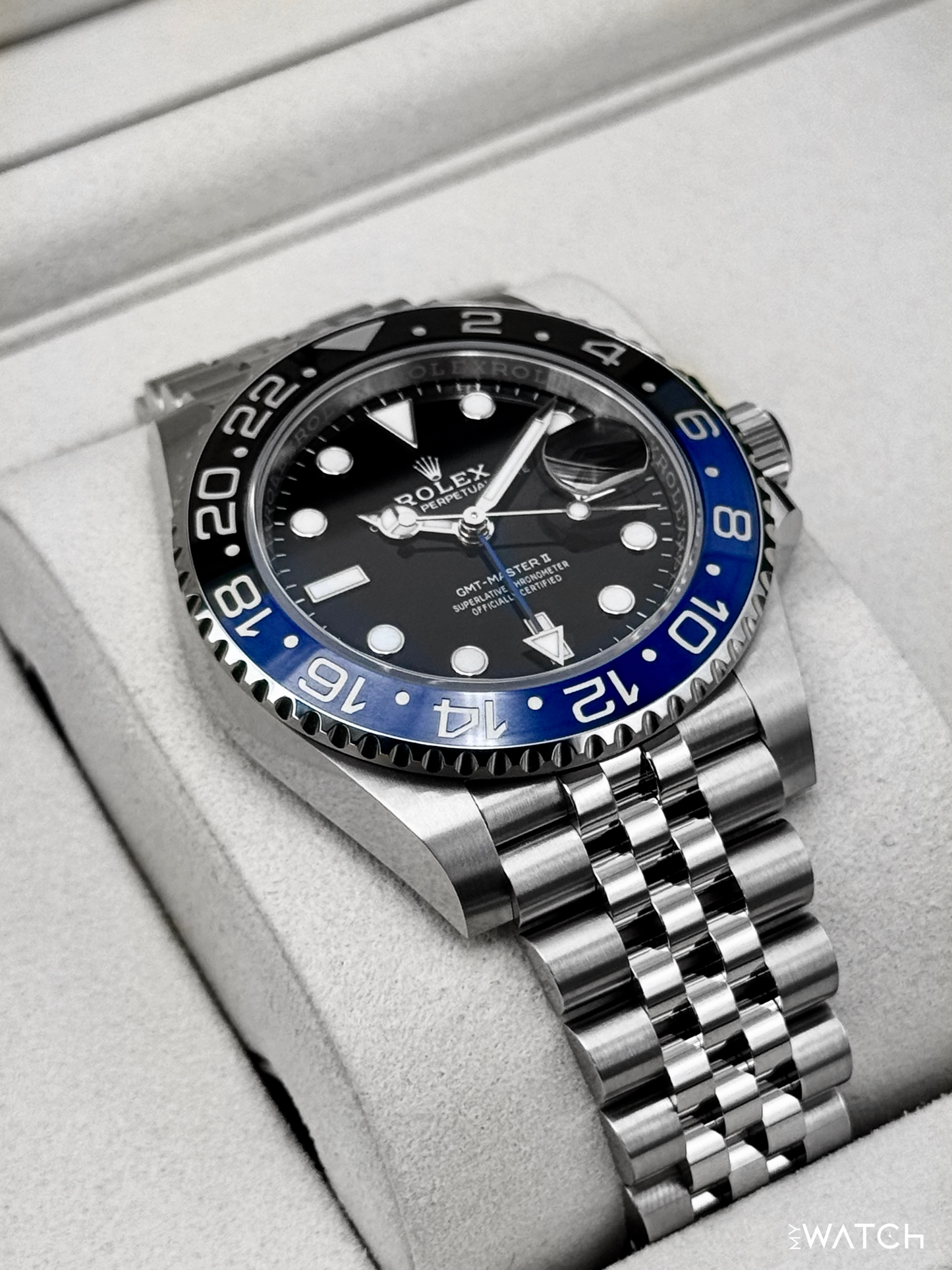 NEW 2026 Rolex GMT-Master II "Batgirl" 40mm 126710BLNR Jubilee - MyWatchLLC