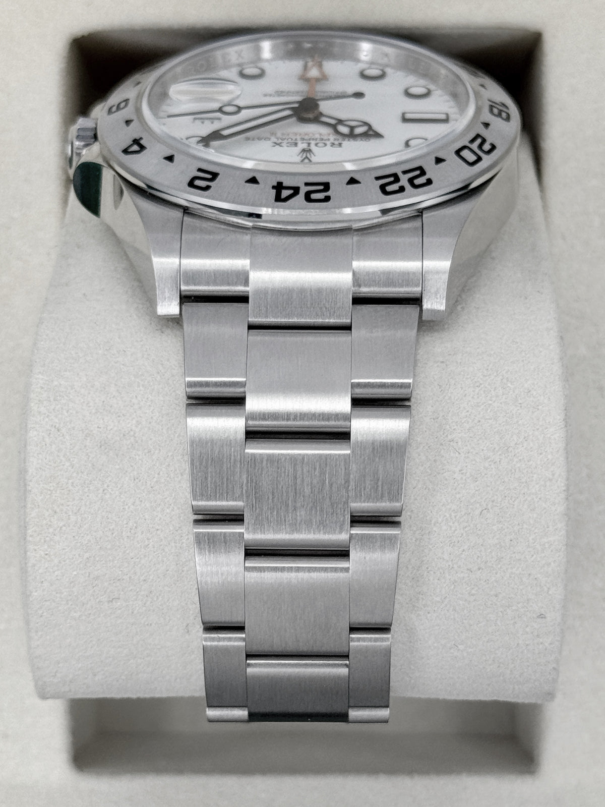 NEW 2026 Rolex Explorer II 42mm 226570 Stainless Steel Polar White Dial (NEW STYLE CARD)