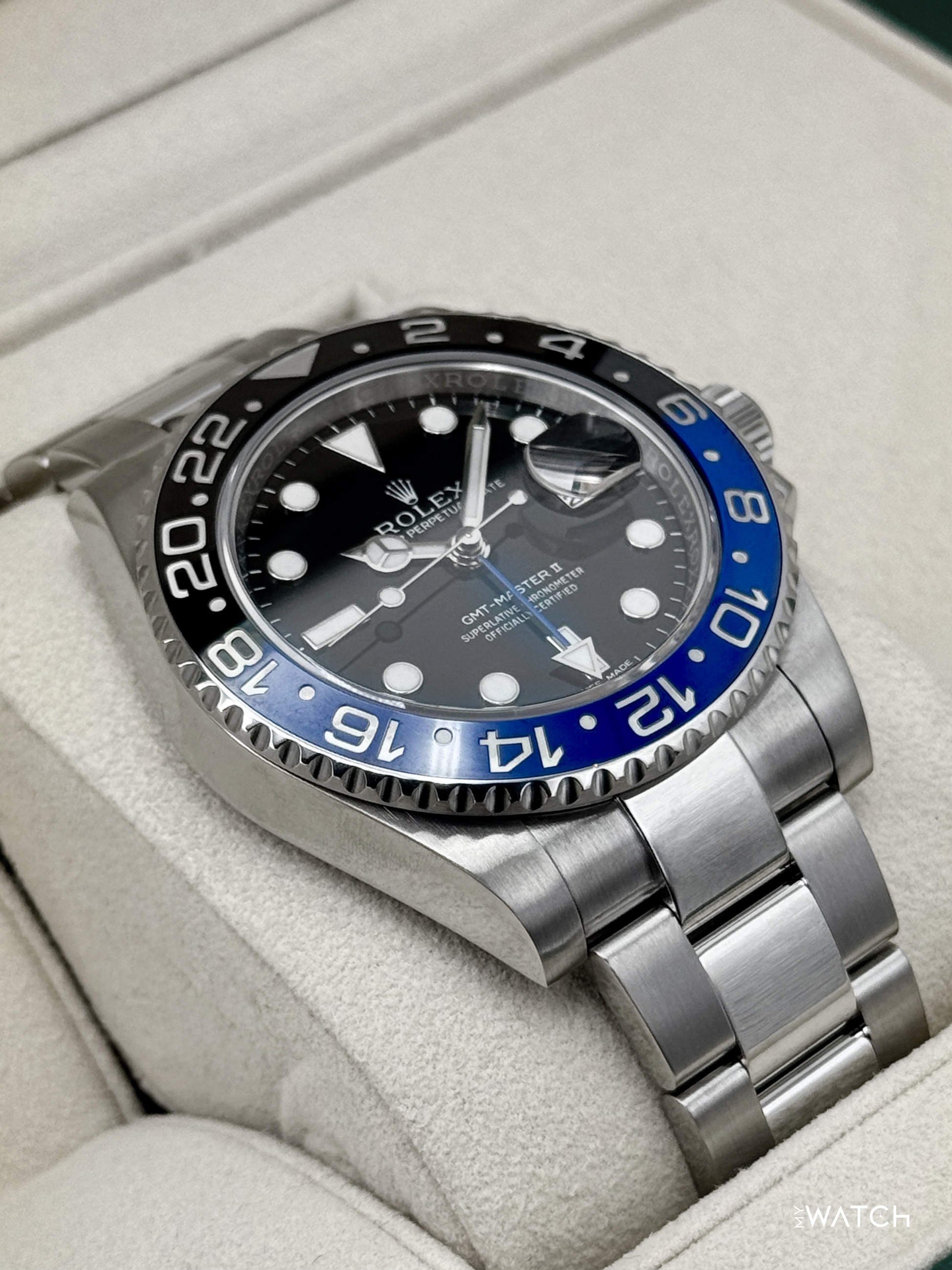 2014 Rolex GMT-Master II "Batman" 40mm 116710BLNR Oyster - MyWatchLLC
