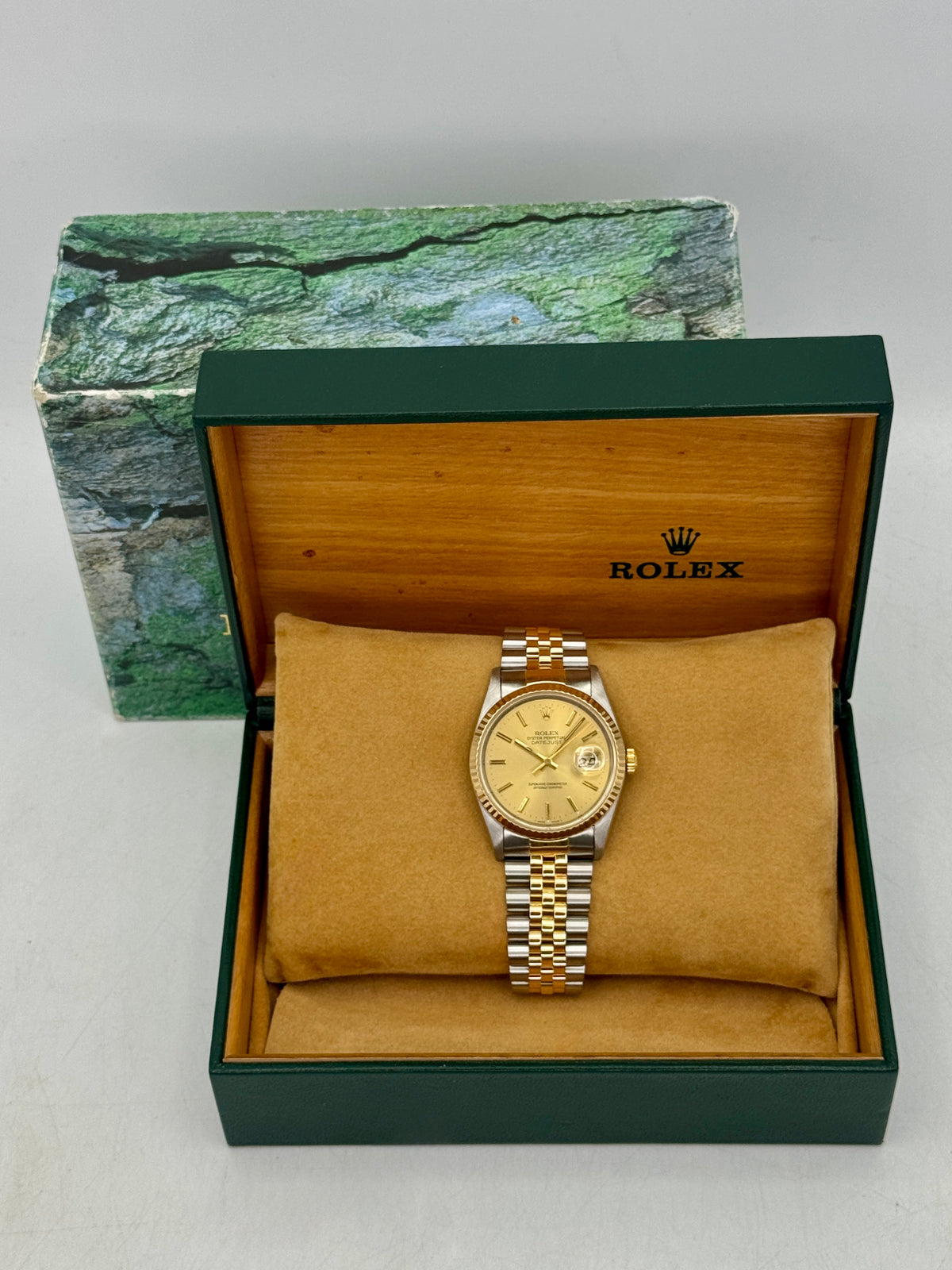 1991 Rolex Datejust 36mm 16233 Two-Tone Jubilee Champagne Dial