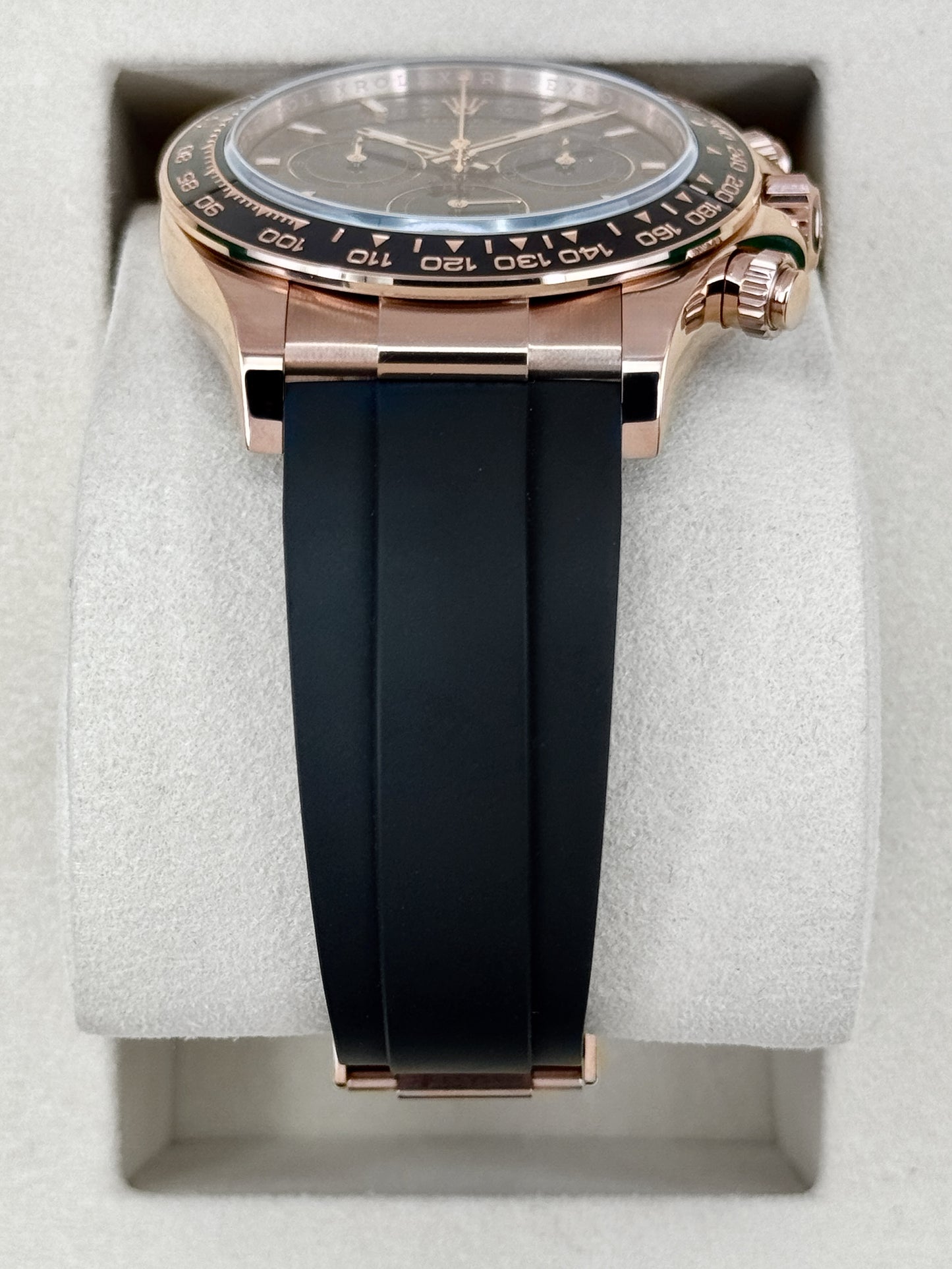 2026 Rolex Daytona 40mm 126515LN Rose Gold Oysterflex Chocolate Dial
